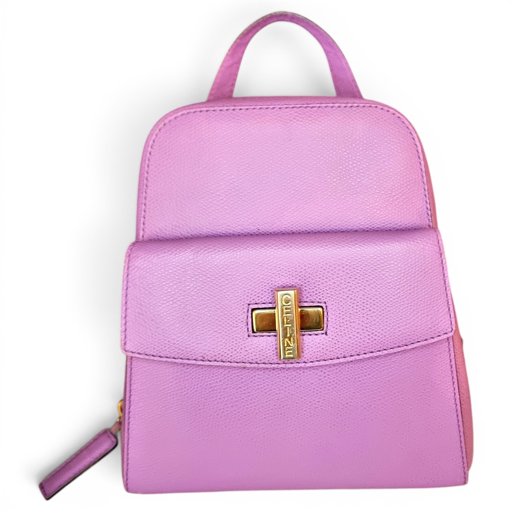 Leather backpack