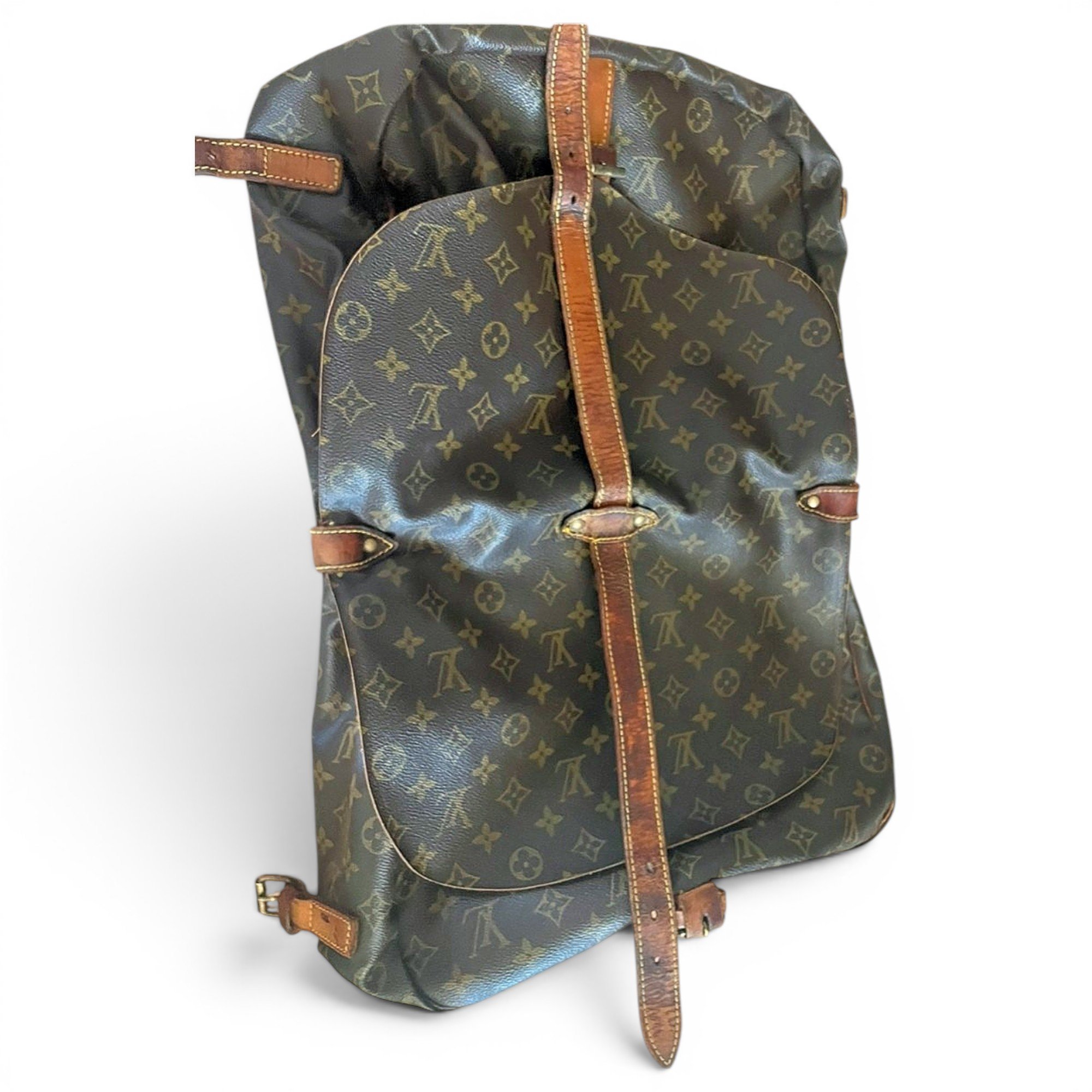 Saumur leather travel bag