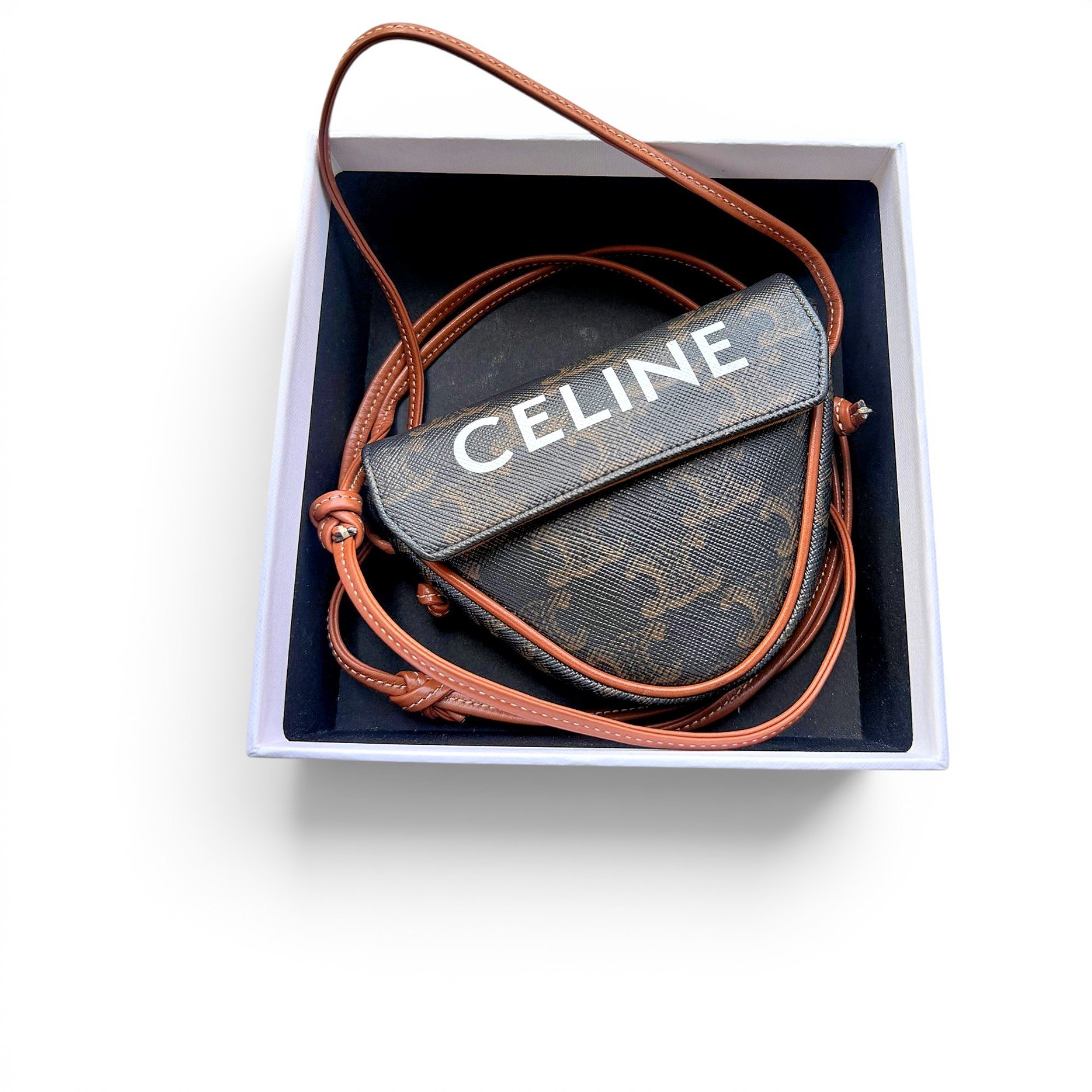 Folco leather crossbody bag