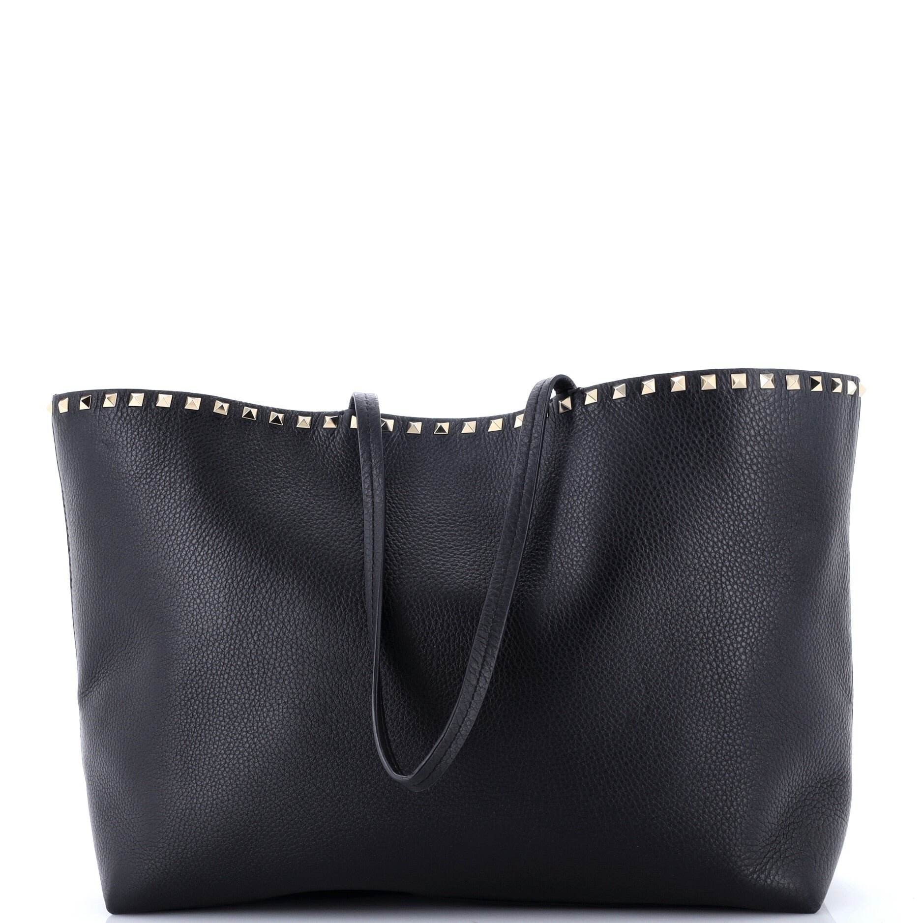 Rockstud Shopper Tote Leather Large