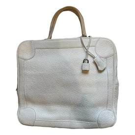 Hermes Omnibus Handbag White Leather