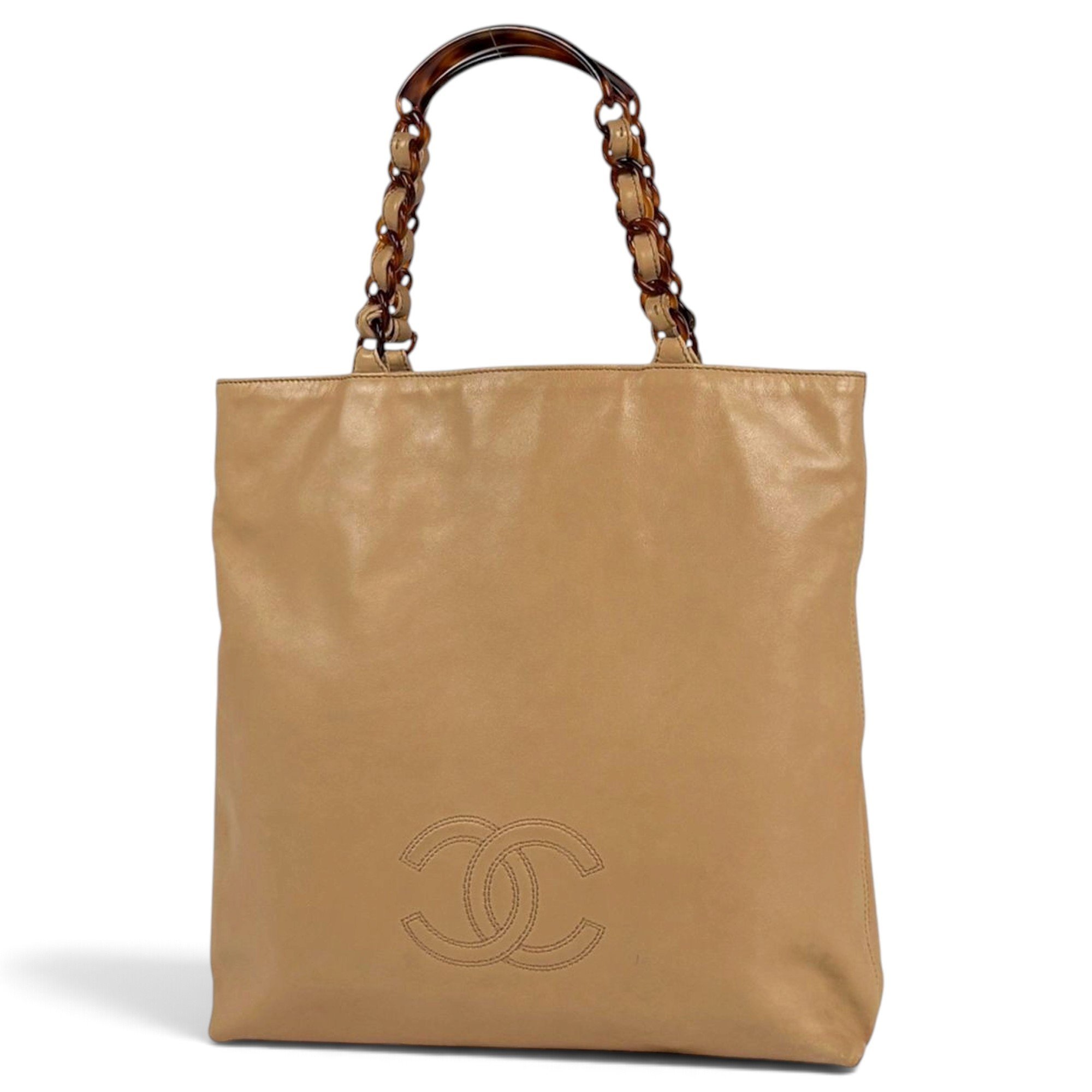 Leather tote