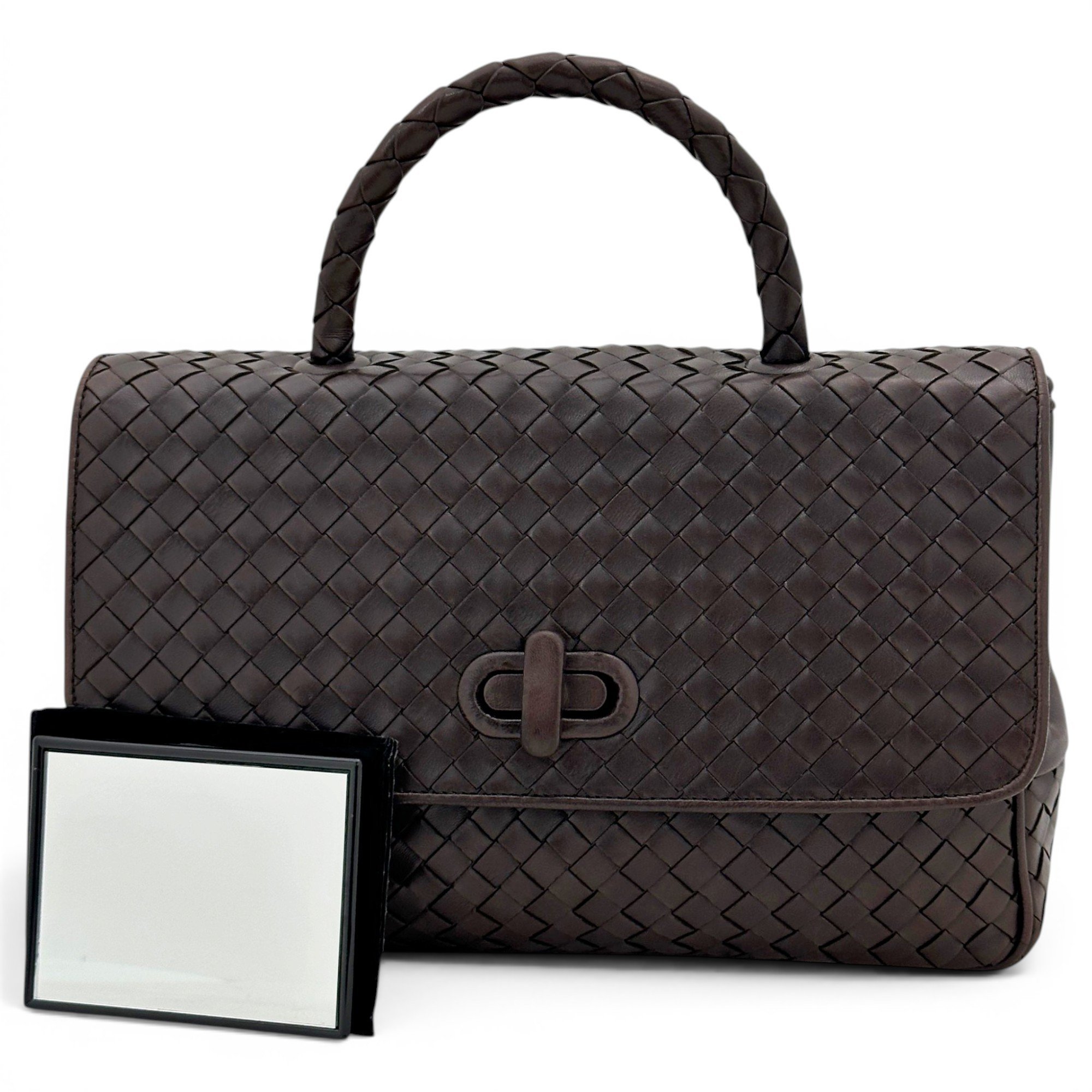 Leather handbag