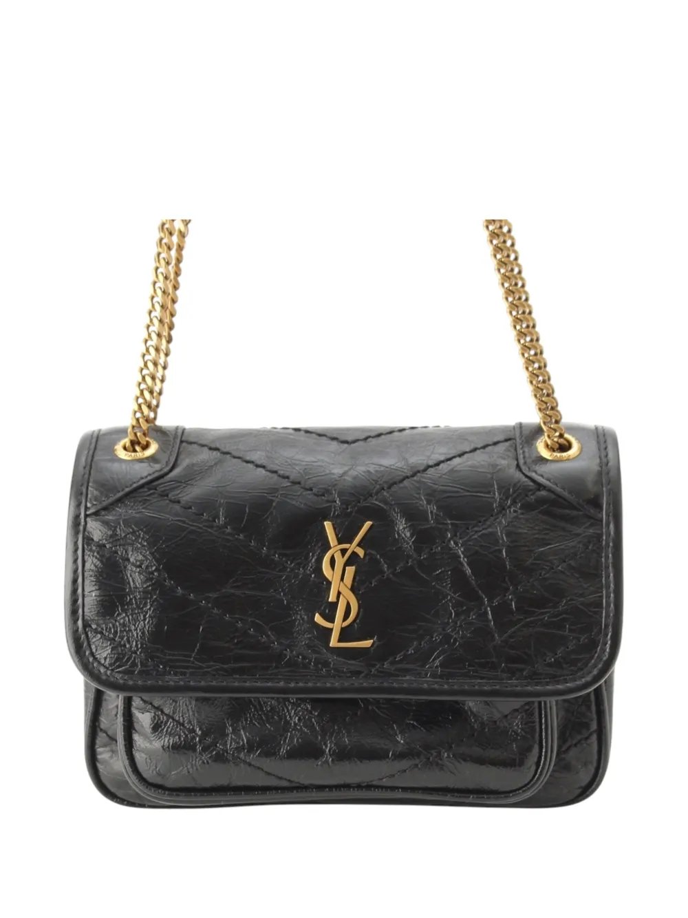 2013-2026 Mini Crinkled Calfskin Niki shoulder bag