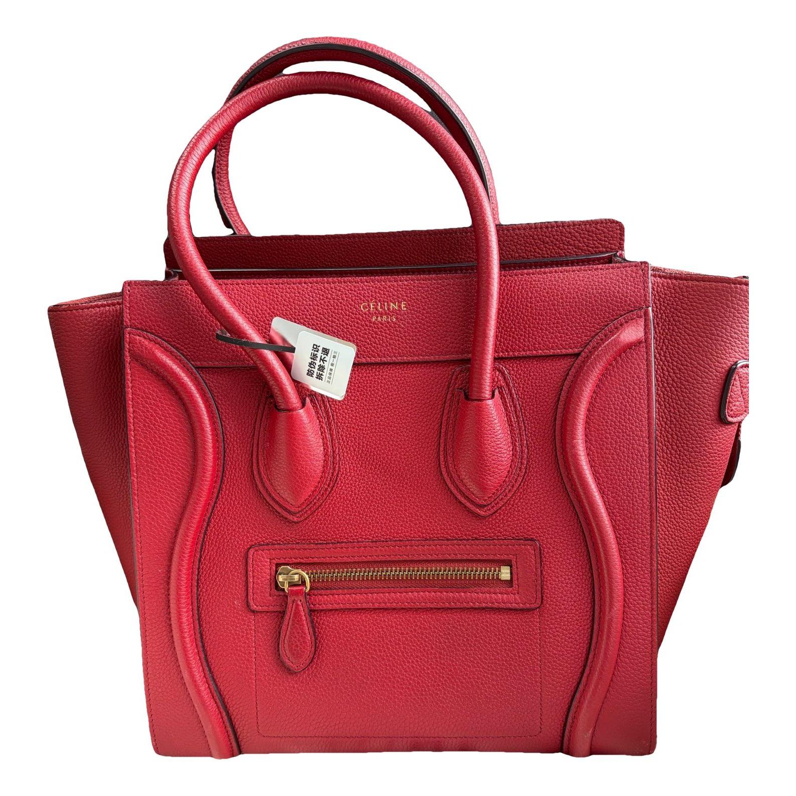 Luggage leather handbag