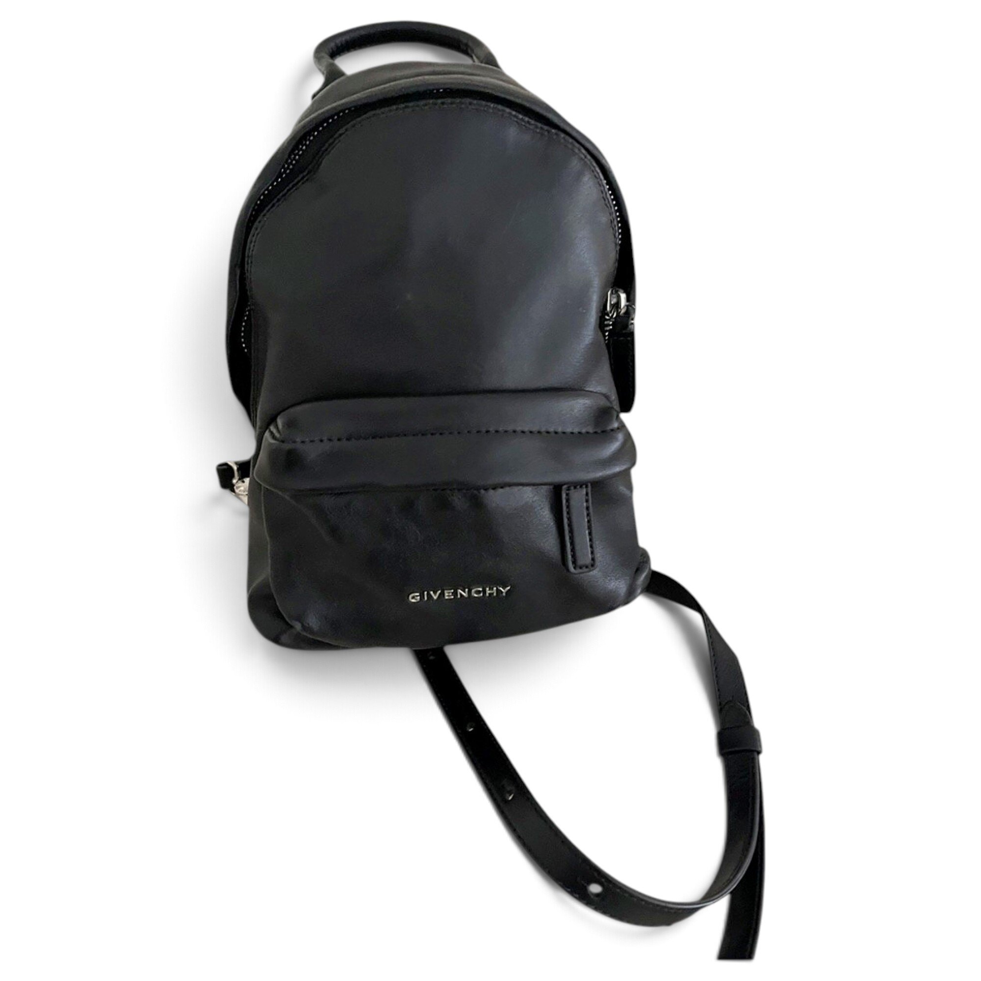 Leather backpack