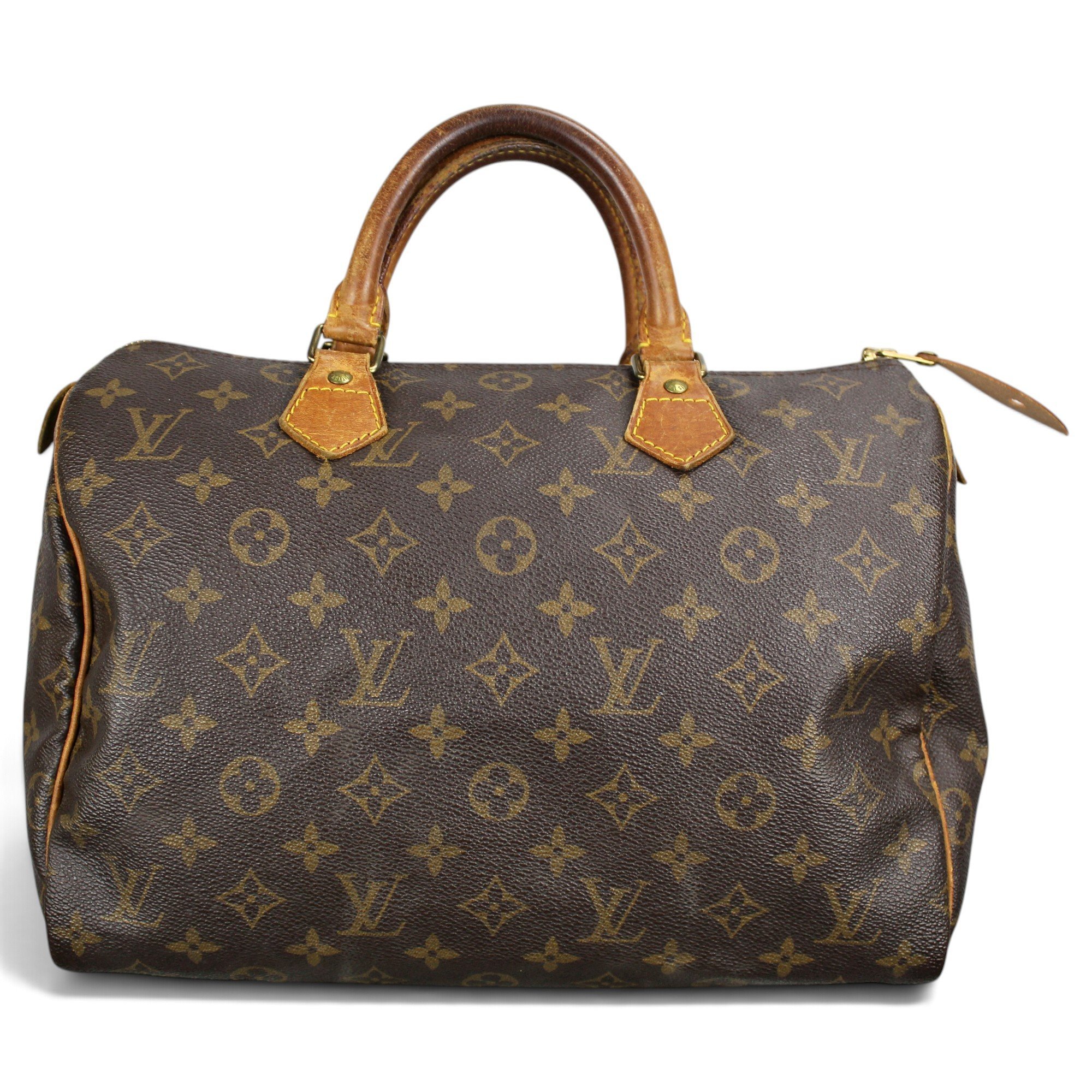 Speedy leather handbag