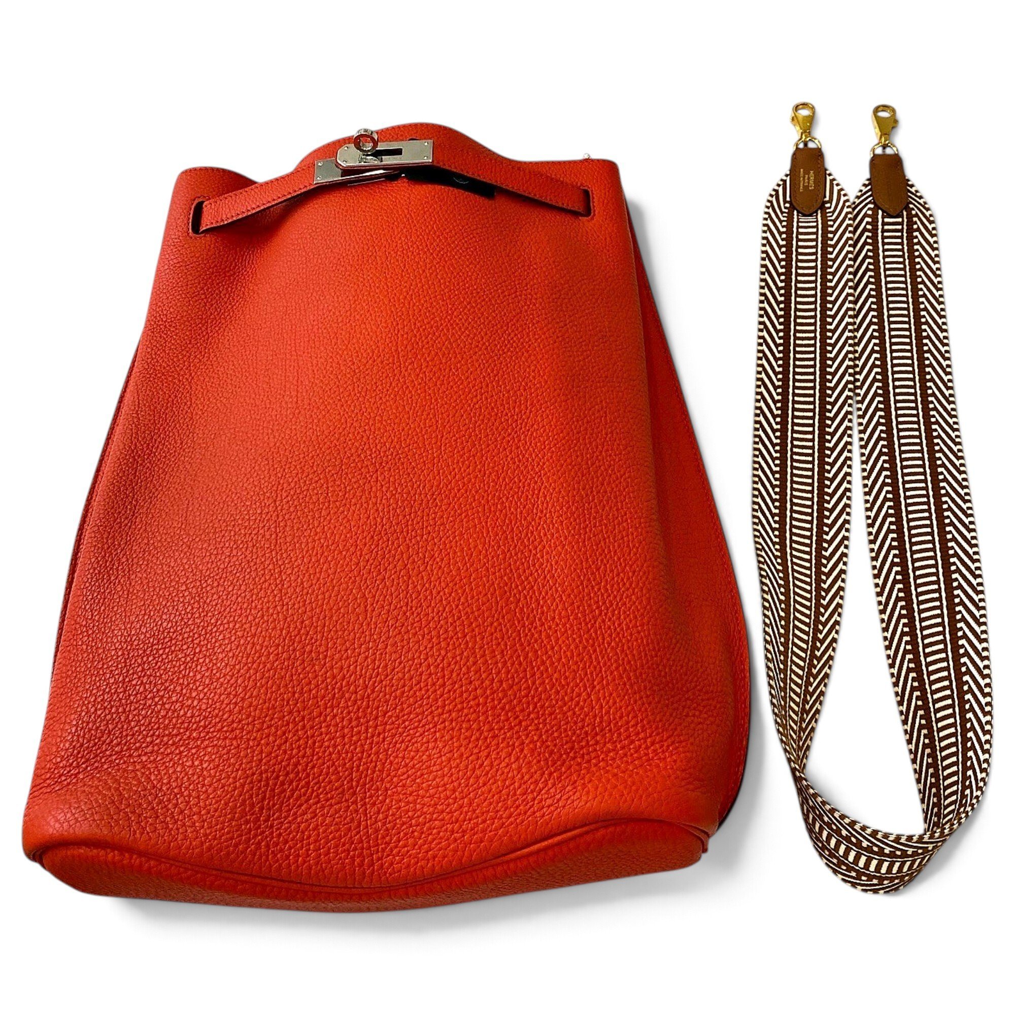 So Kelly leather handbag