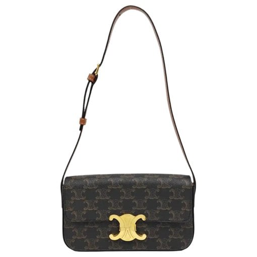Triomphe leather handbag