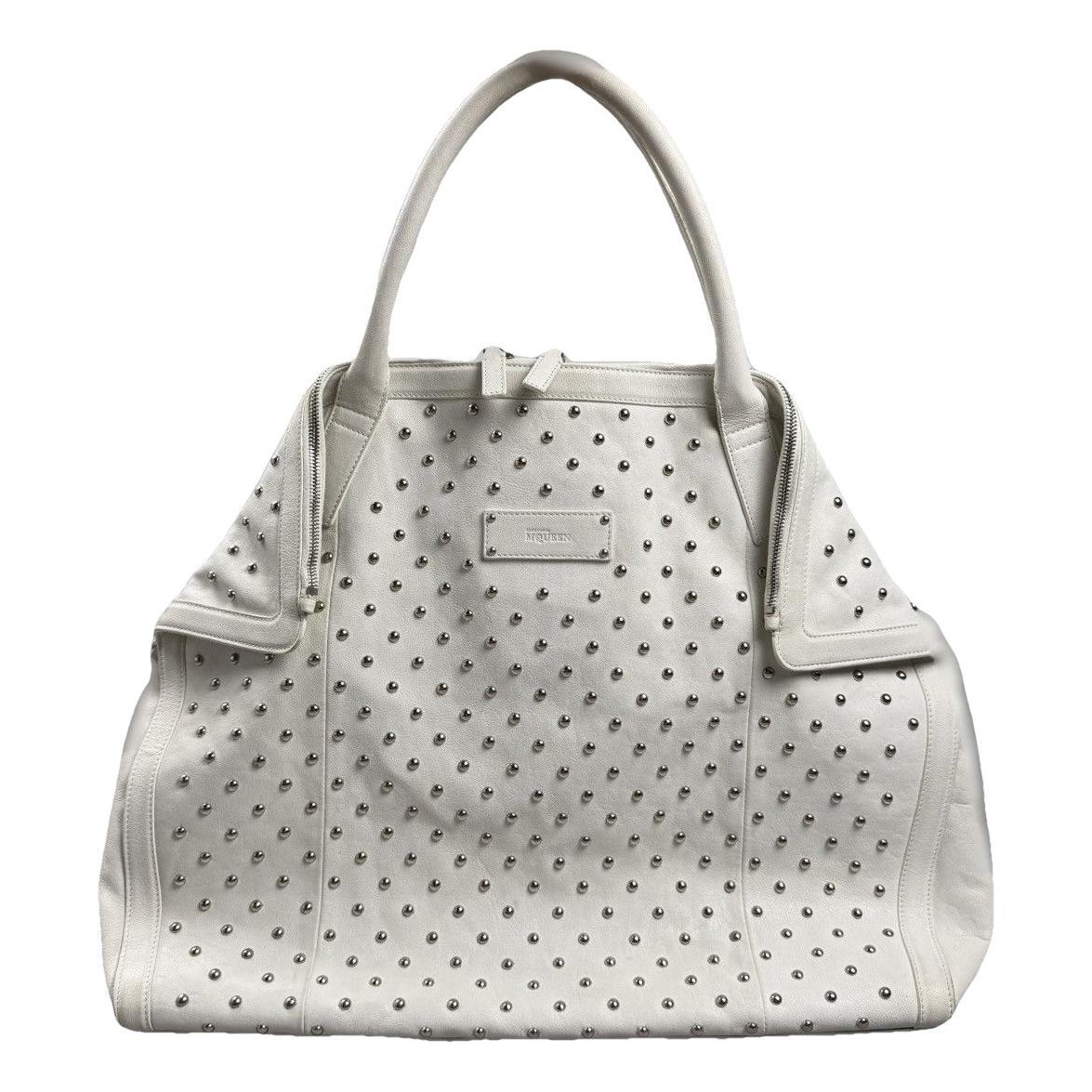 Alexander McQueen Manta leather tote