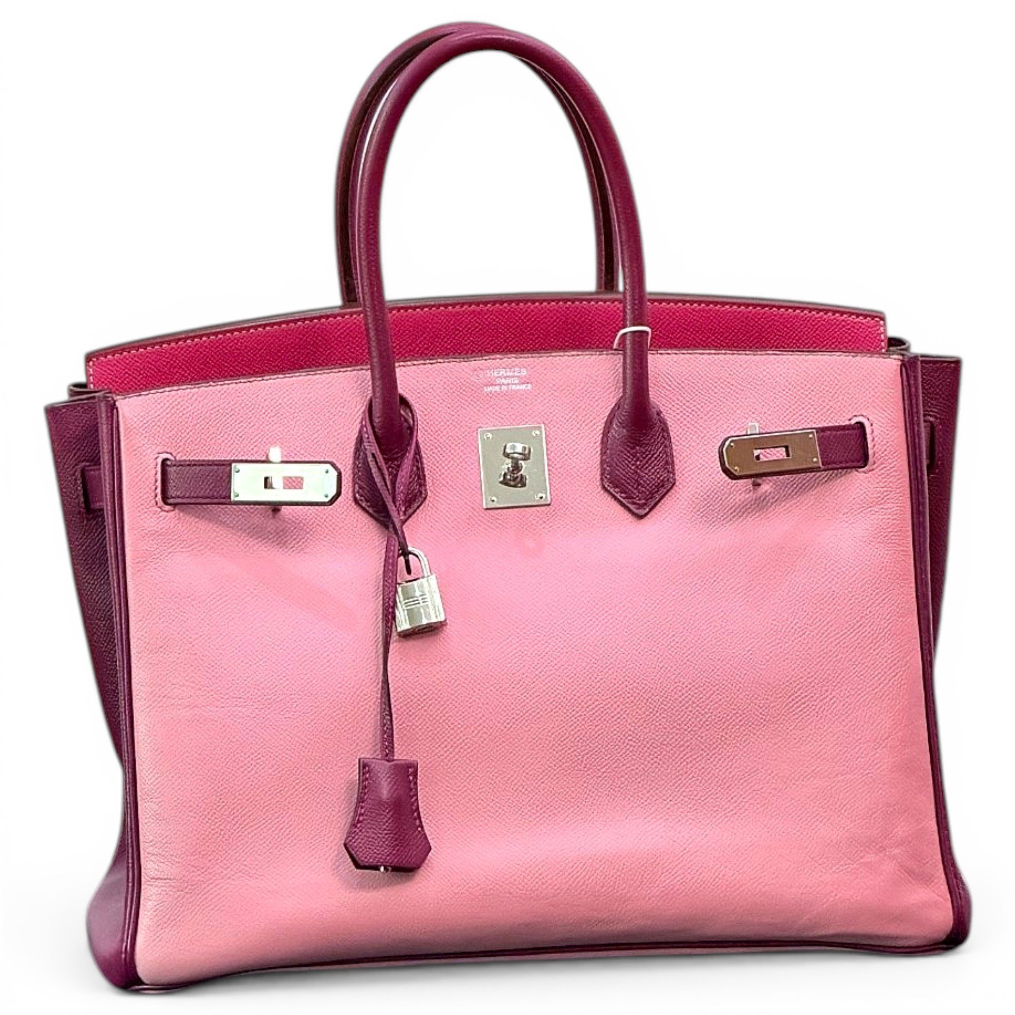 Birkin 35 leather handbag