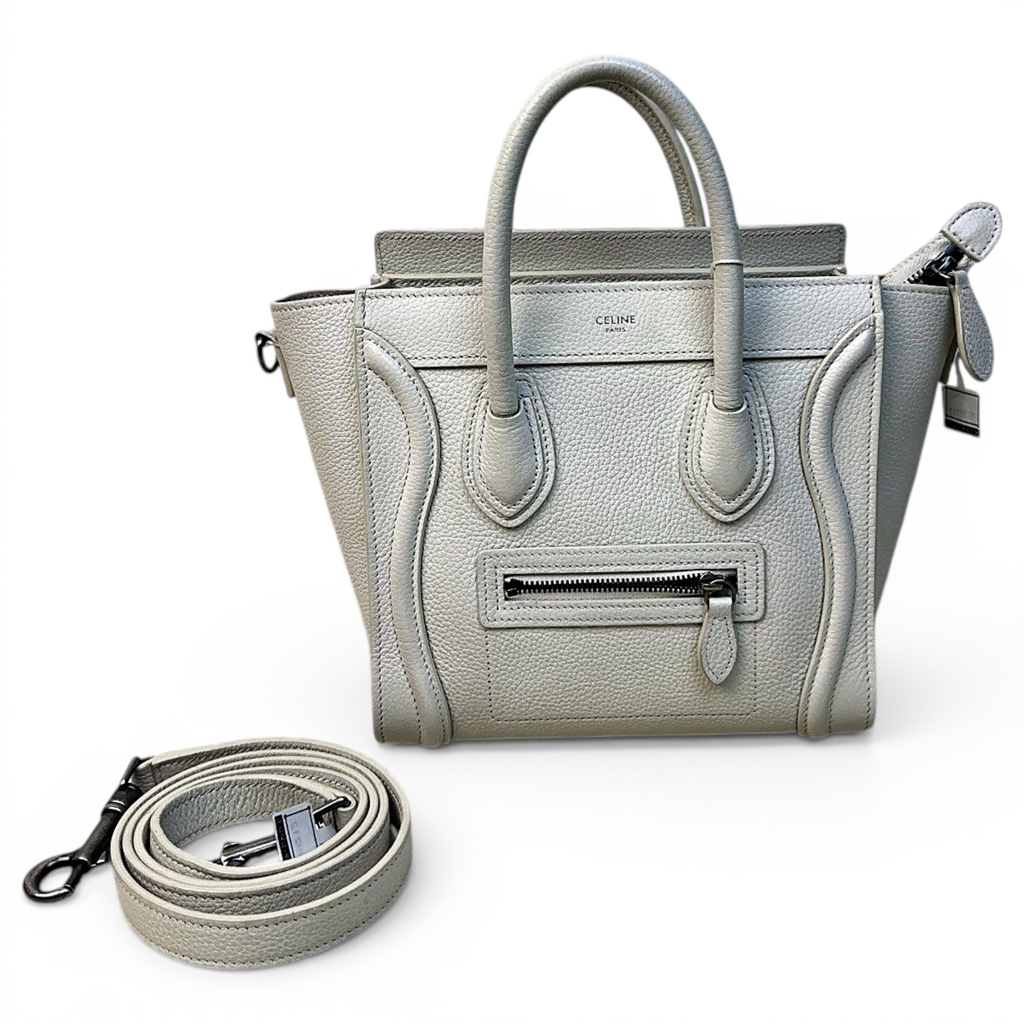Nano Luggage leather handbag
