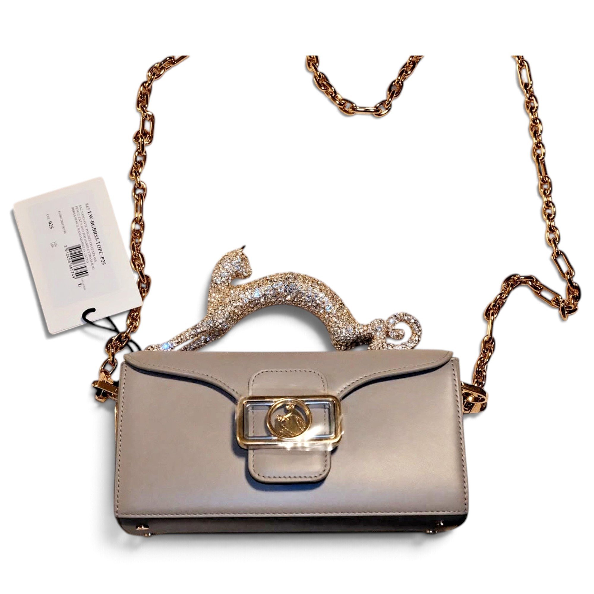 Pencil Chat leather handbag