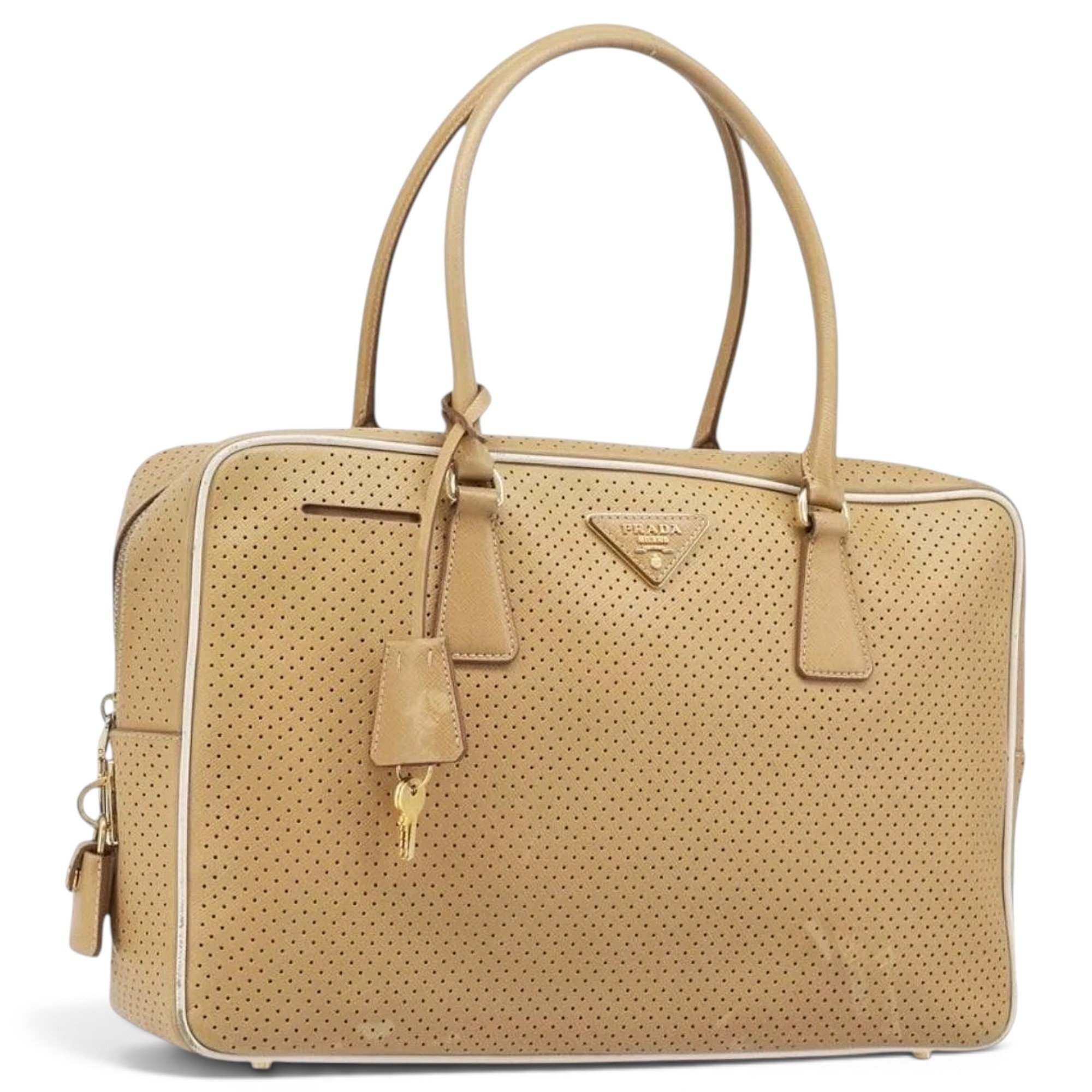 Leather handbag
