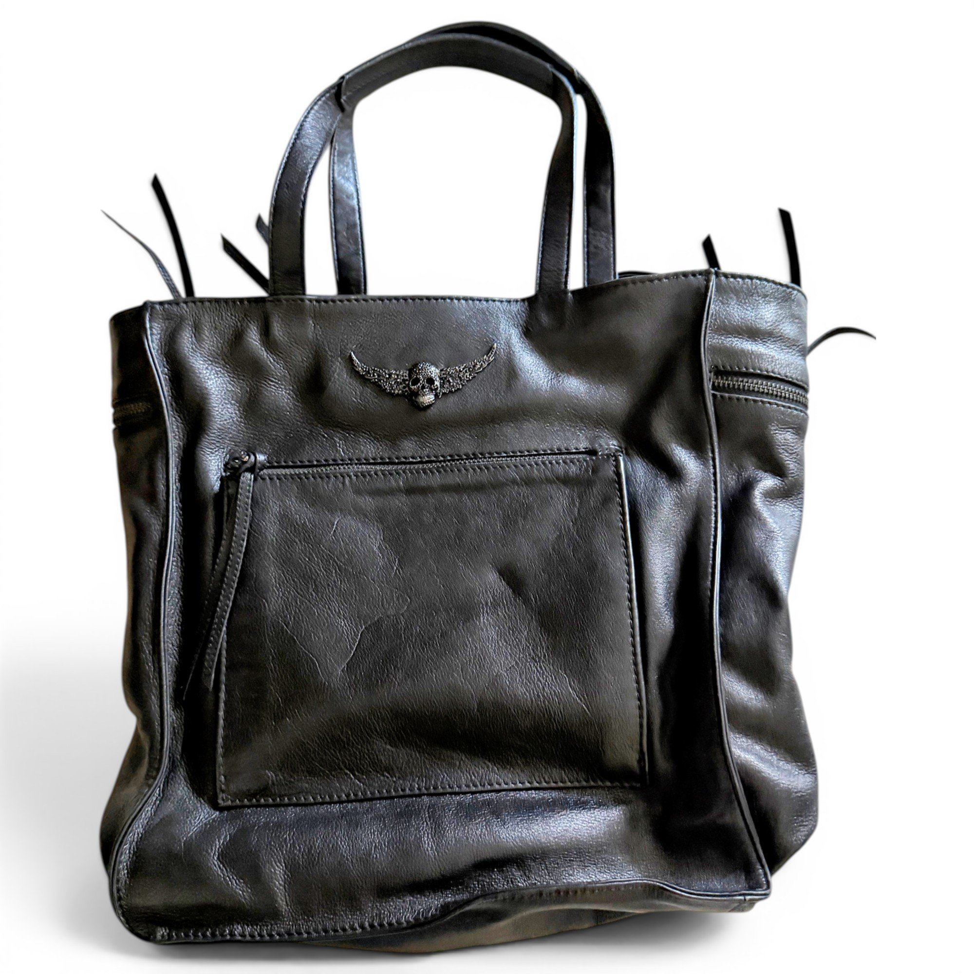 Leather handbag