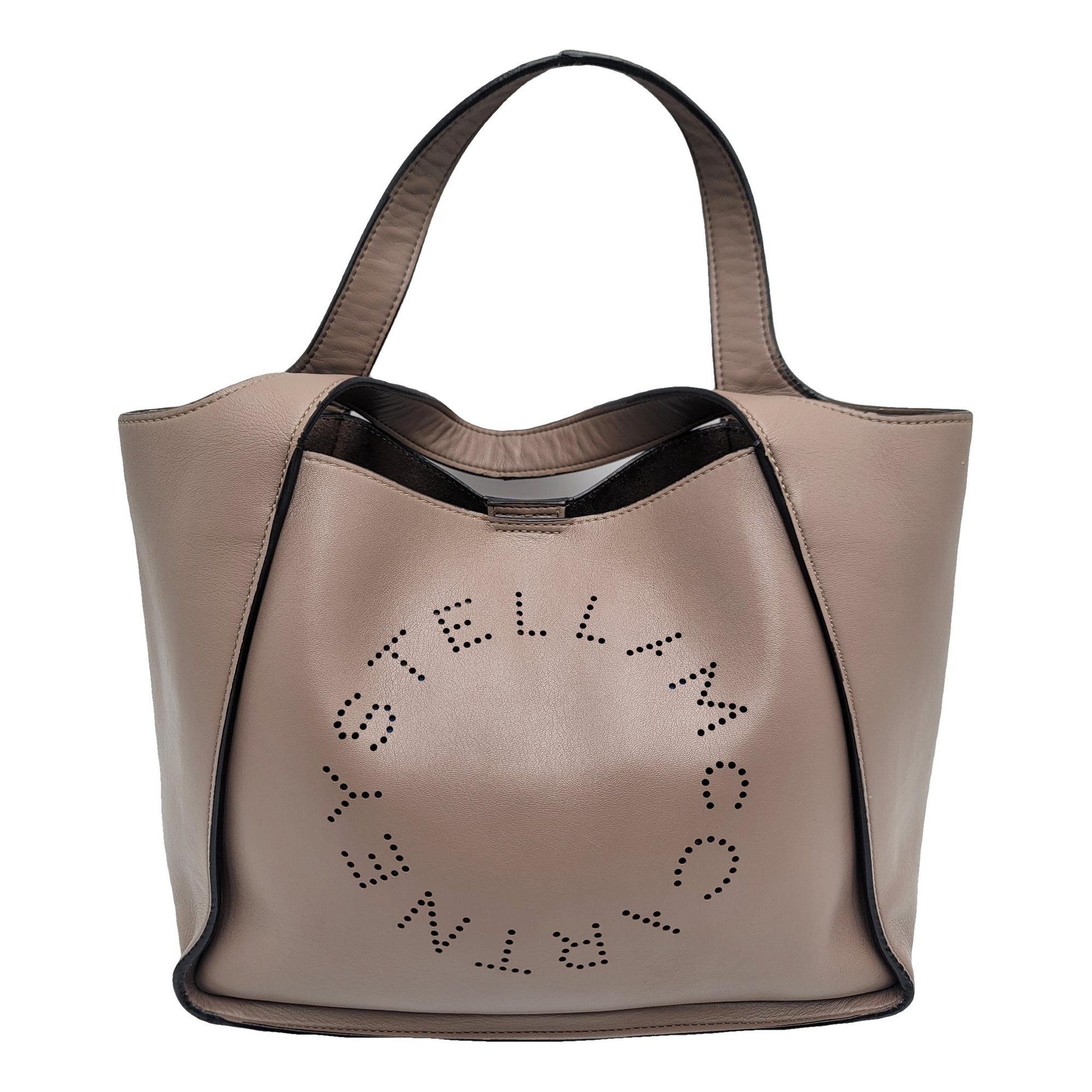 Stella McCartney Logo leather handbag
