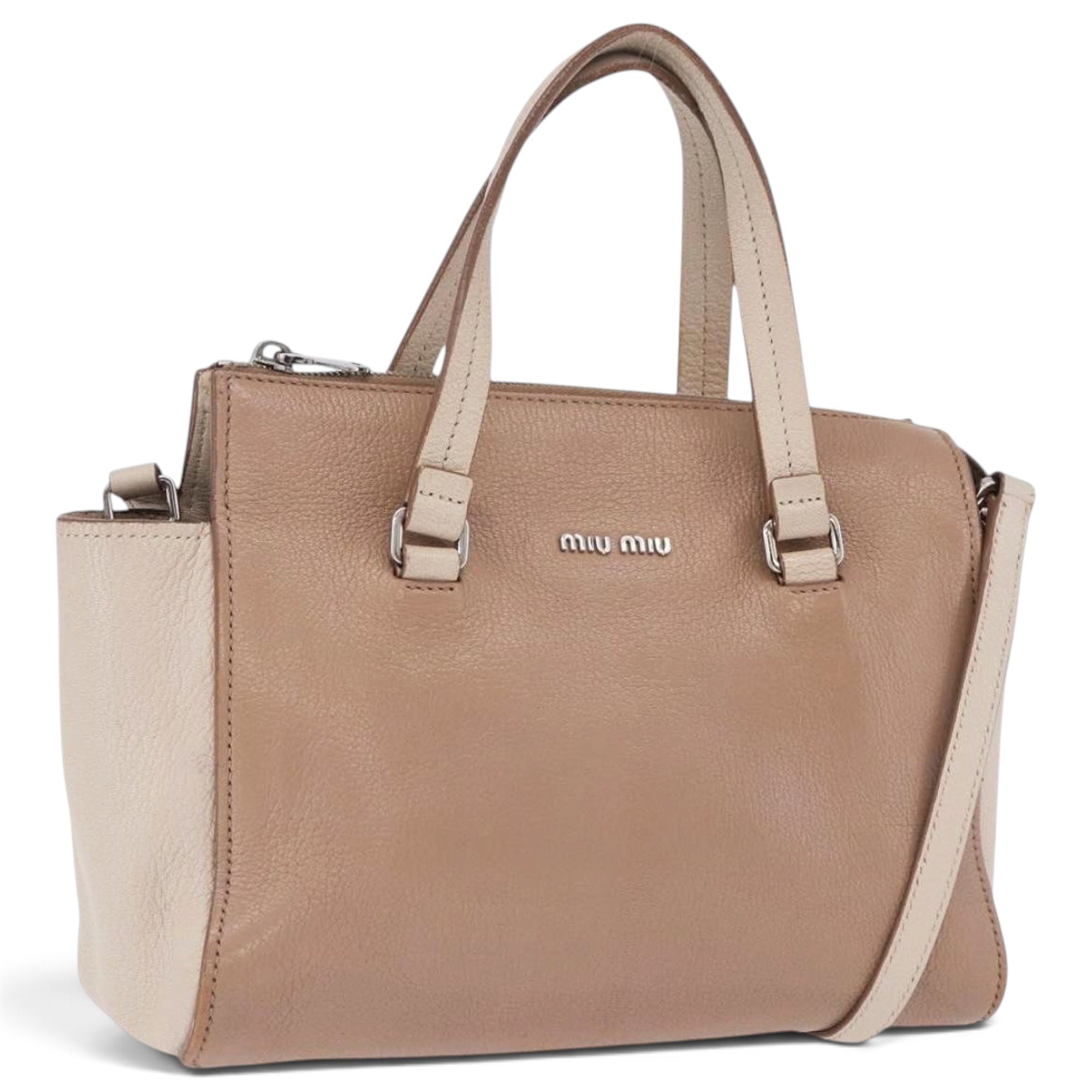Leather handbag