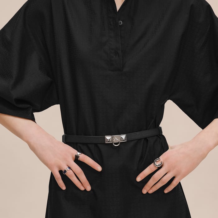 Noir "Mosaique" Prairie Dress