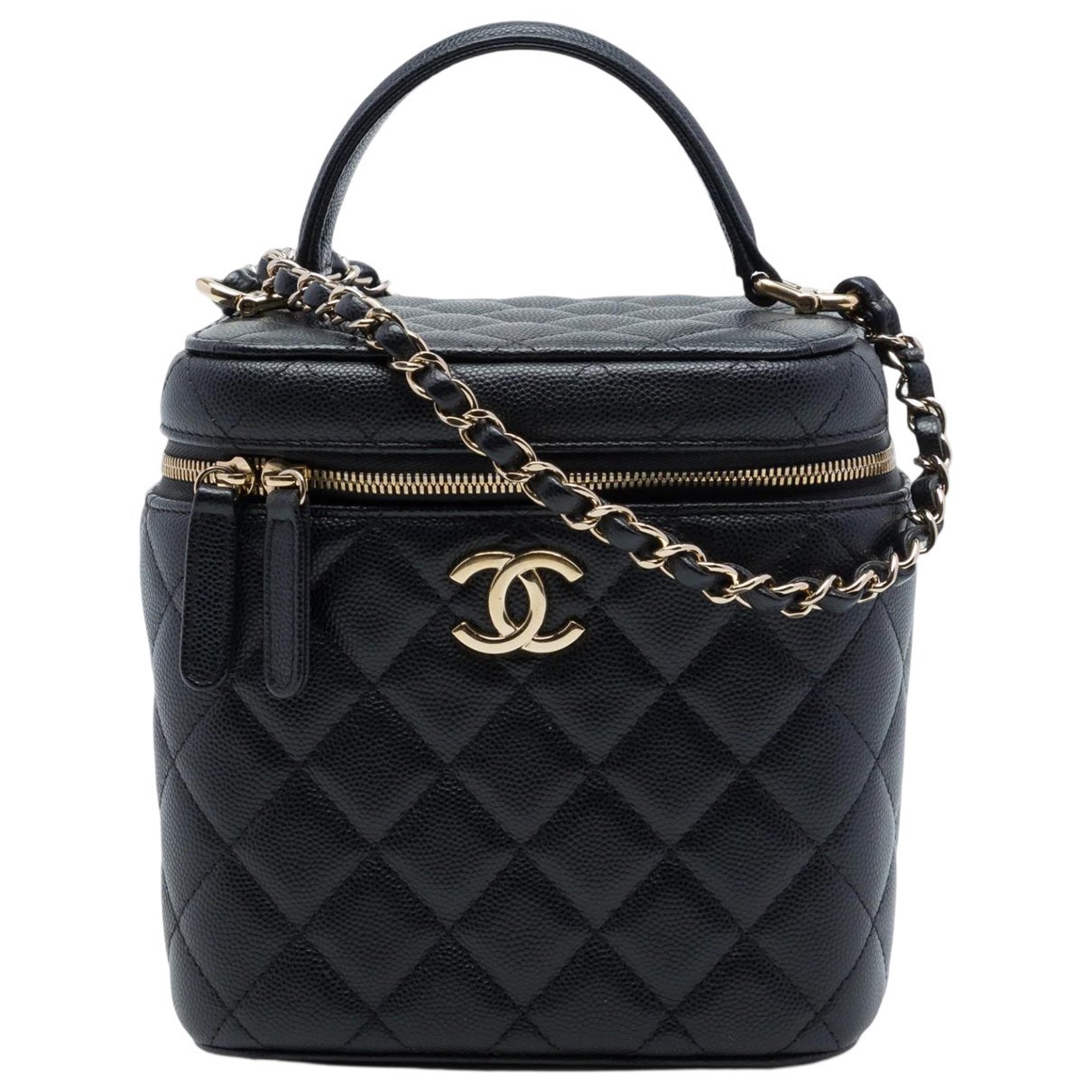 Vanity leather satchel