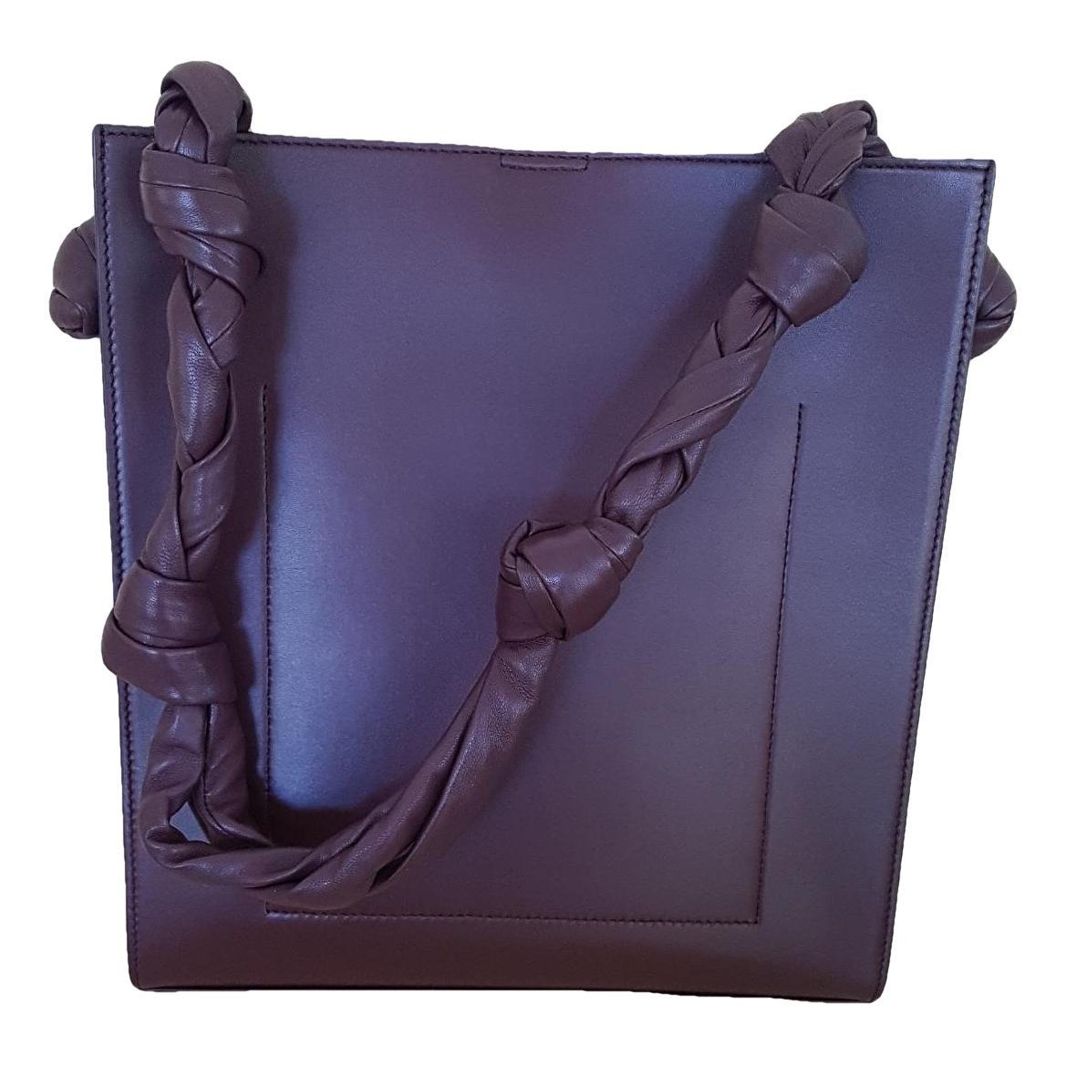 Tangle leather handbag