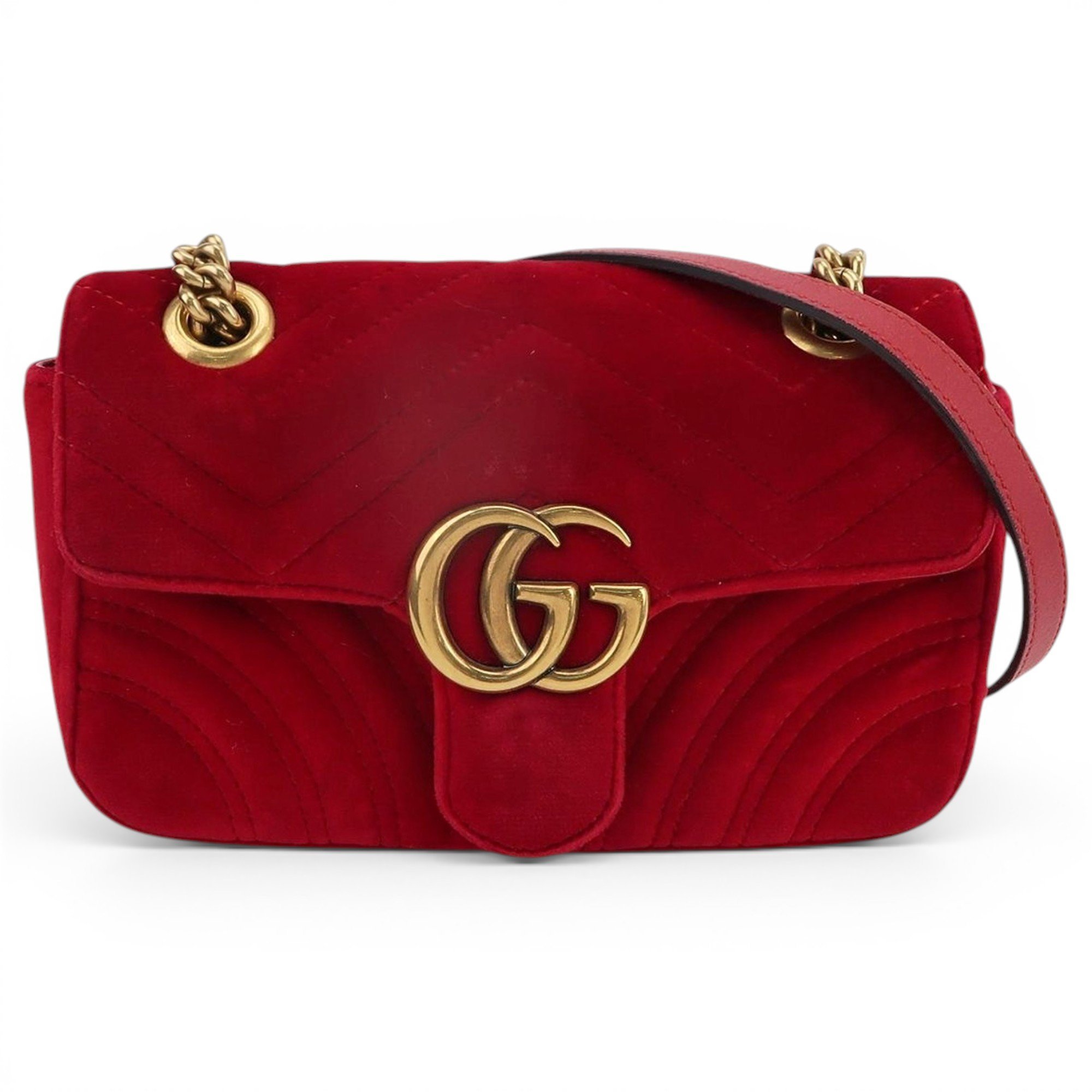 GG Marmont velvet handbag