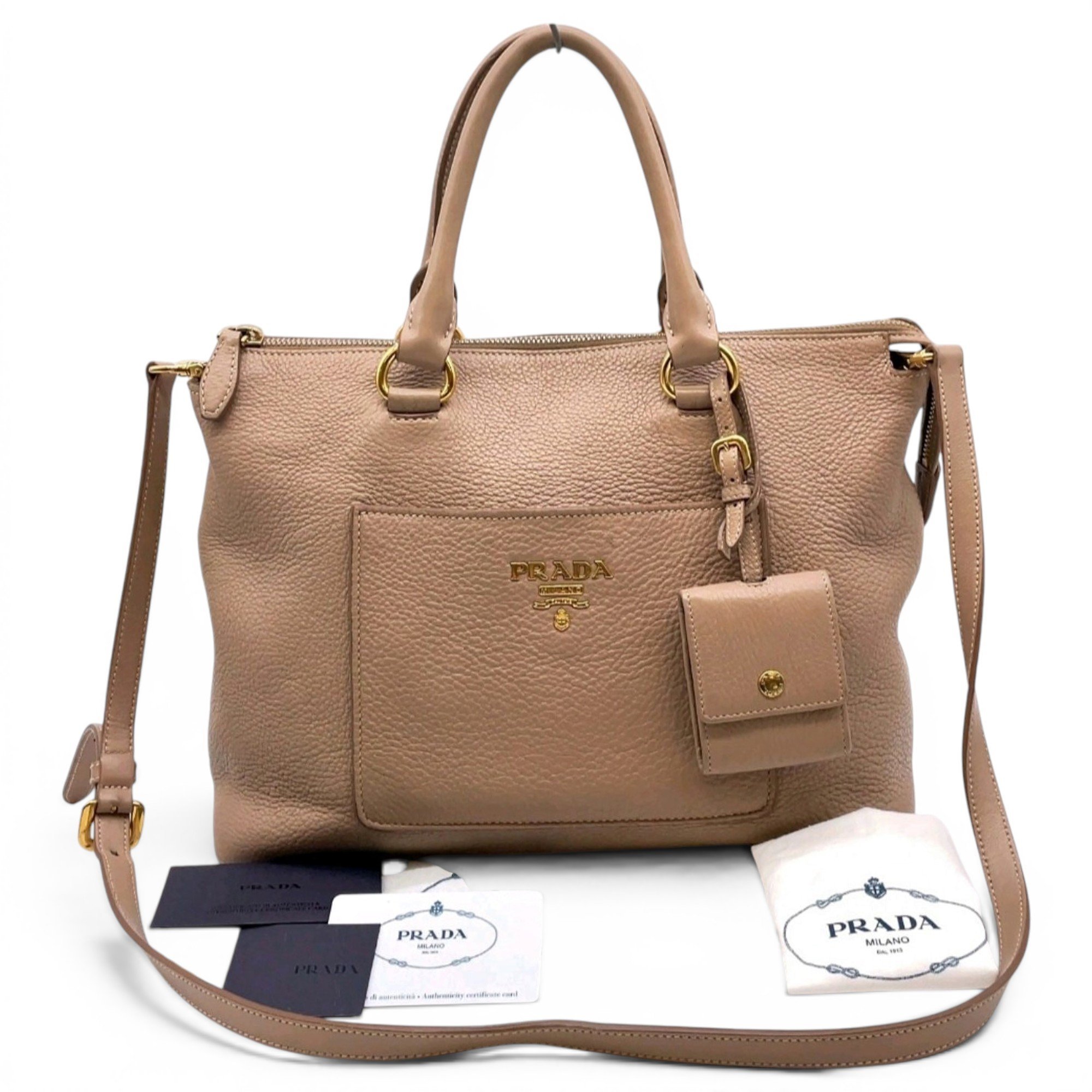 Leather handbag