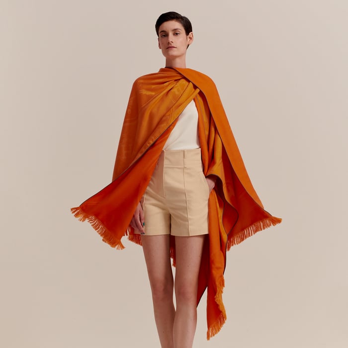 Warm Colors New Libris Reversible Cape