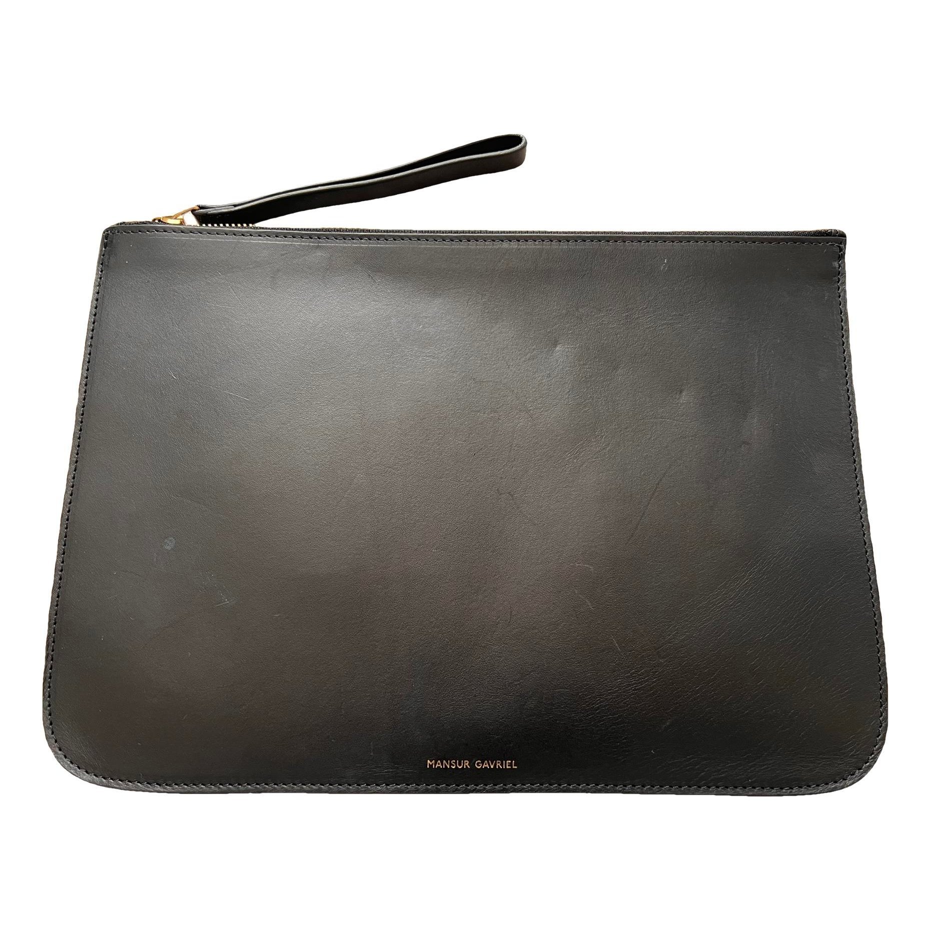Mansur Gavriel Envelope leather clutch bag