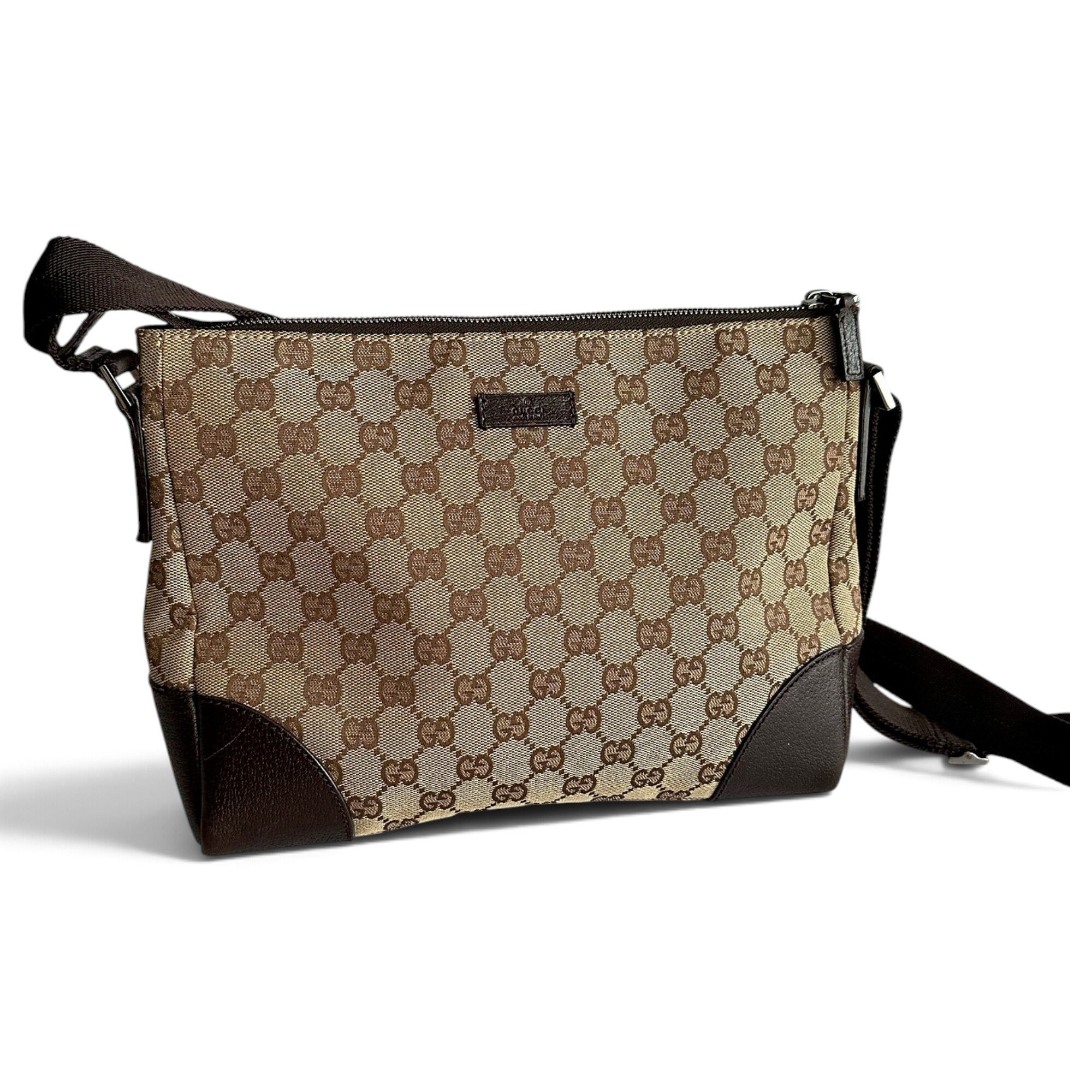 Ophidia leather crossbody bag