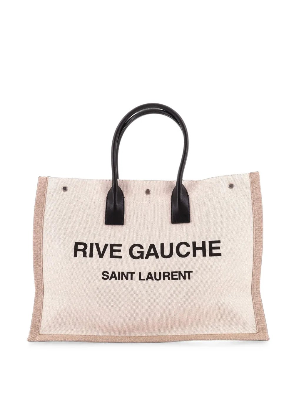 Rive Gauche Shopper Canvas Large tote bag