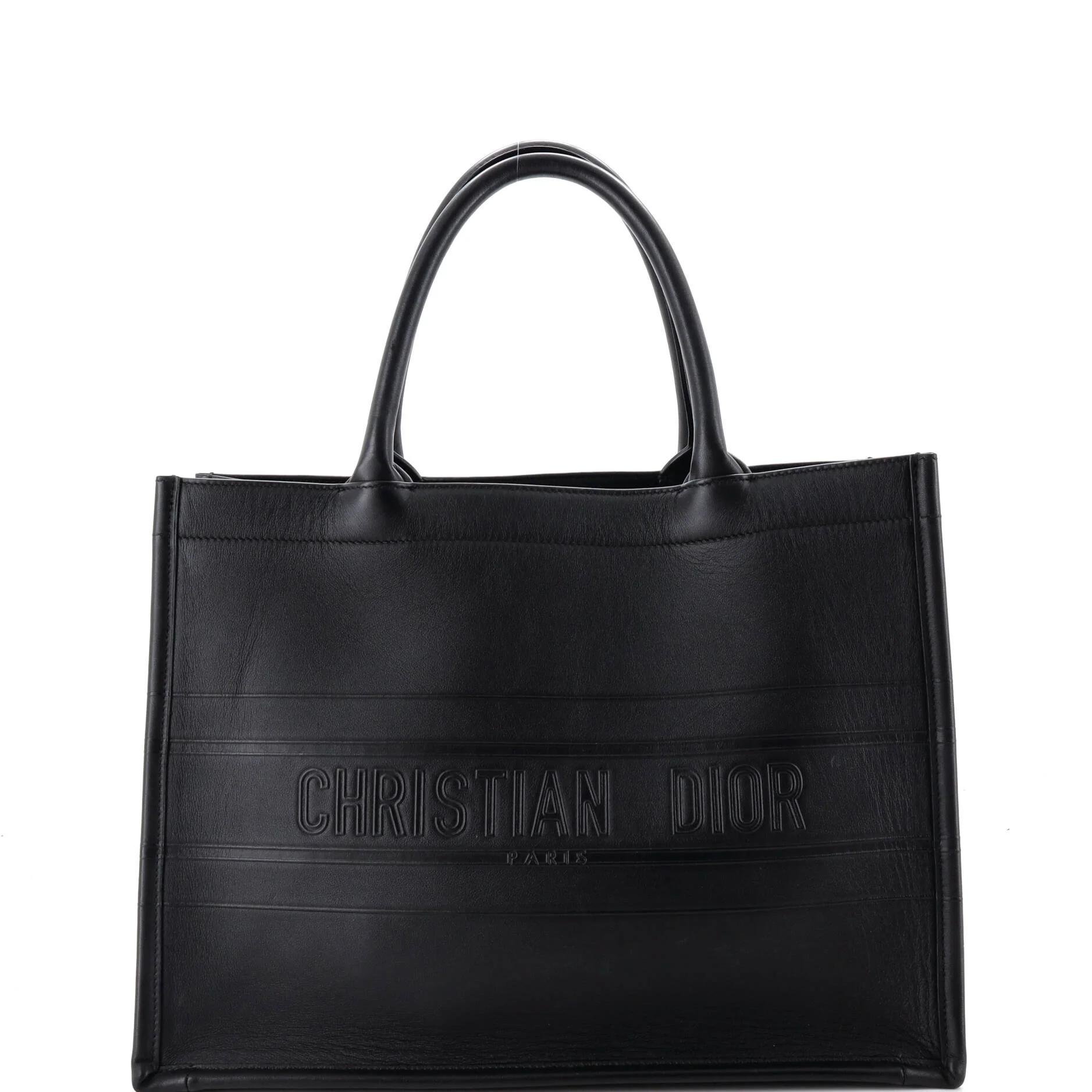Leather tote