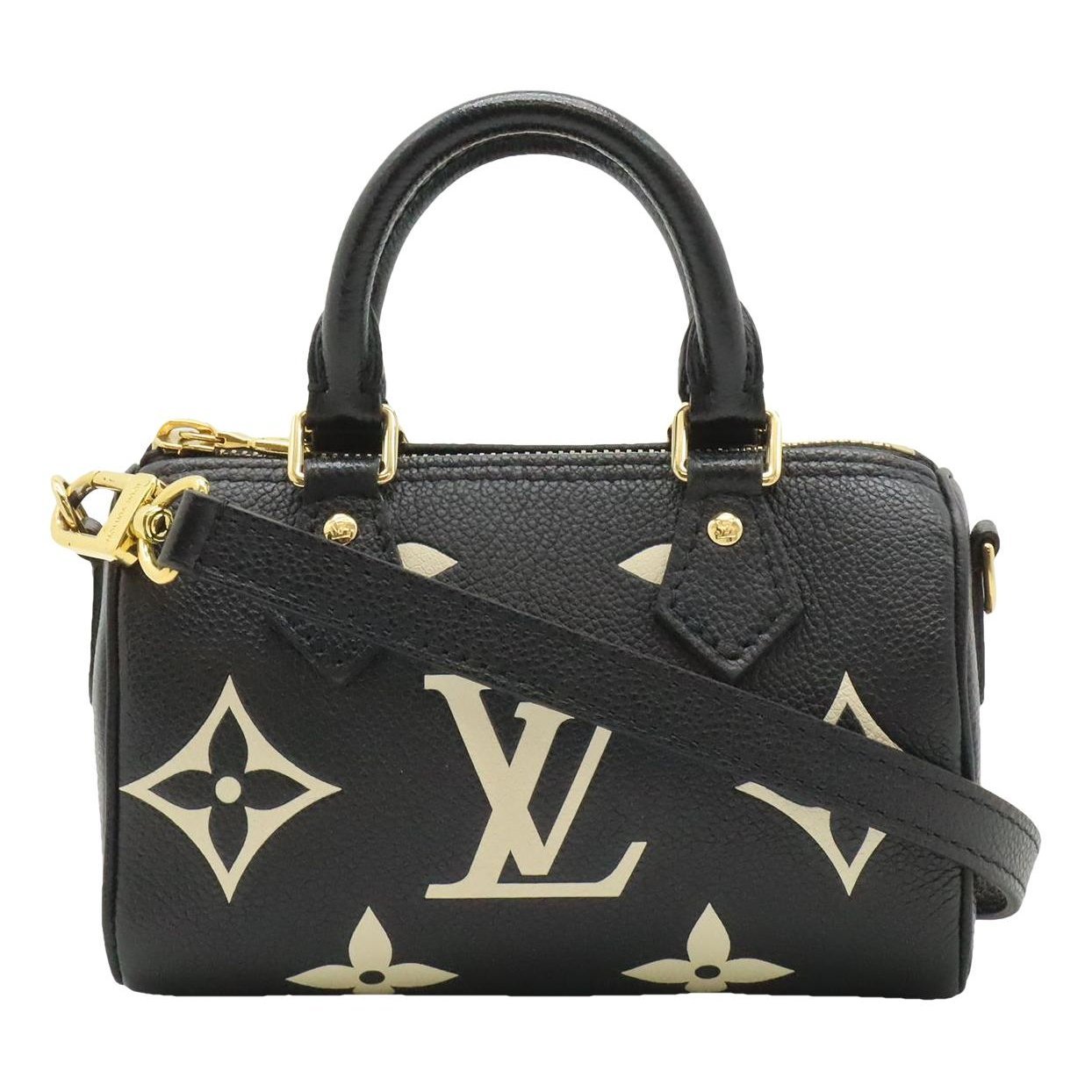 Nano Speedy / Mini HL leather handbag