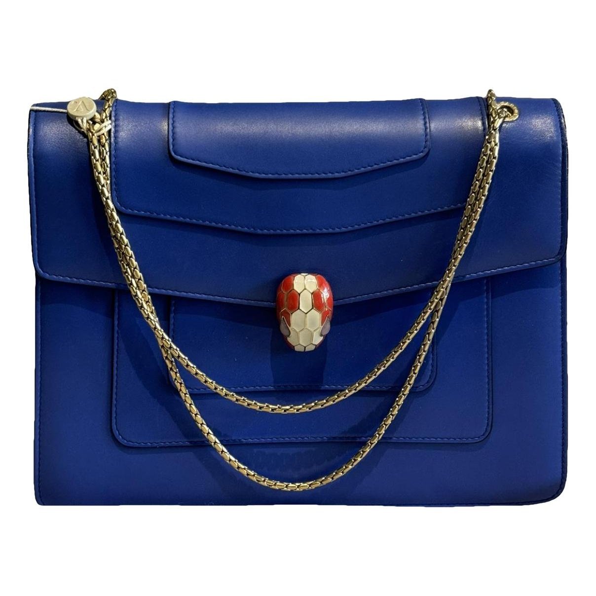 Serpenti leather handbag