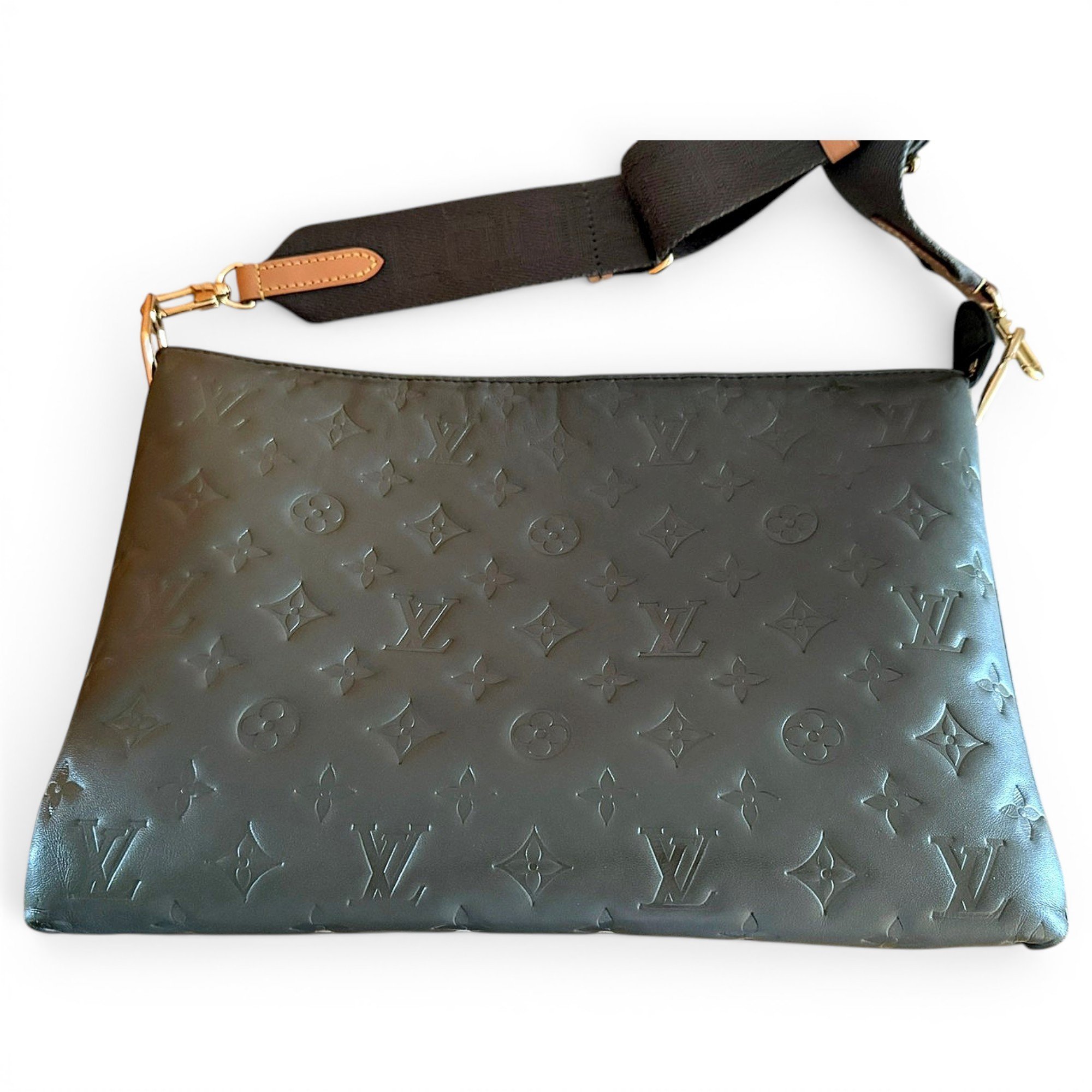Coussin leather handbag
