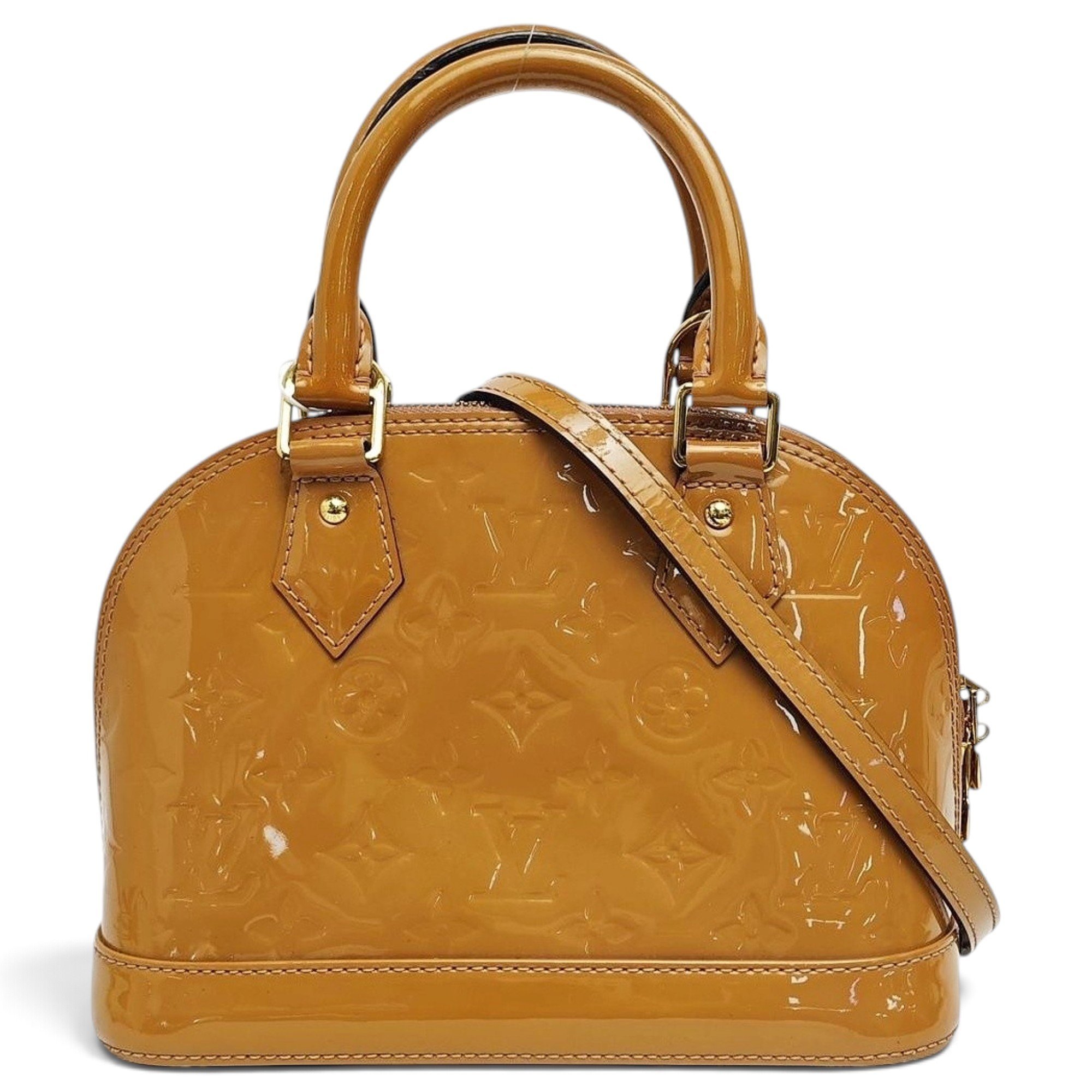 Alma patent leather handbag