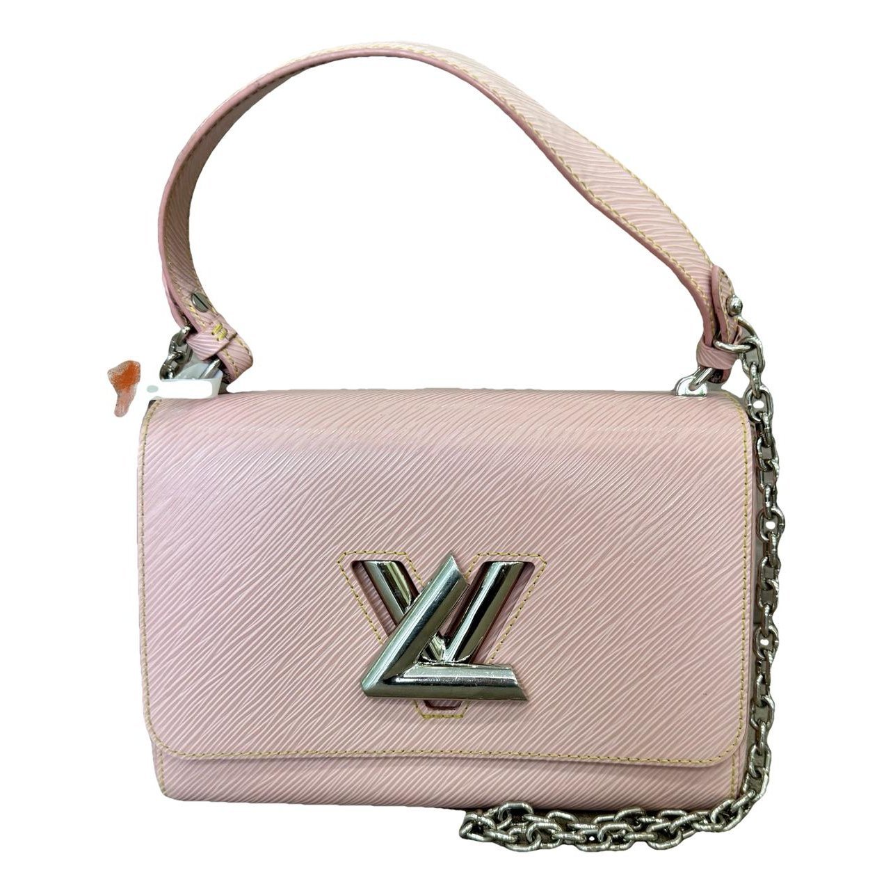 Twist leather handbag