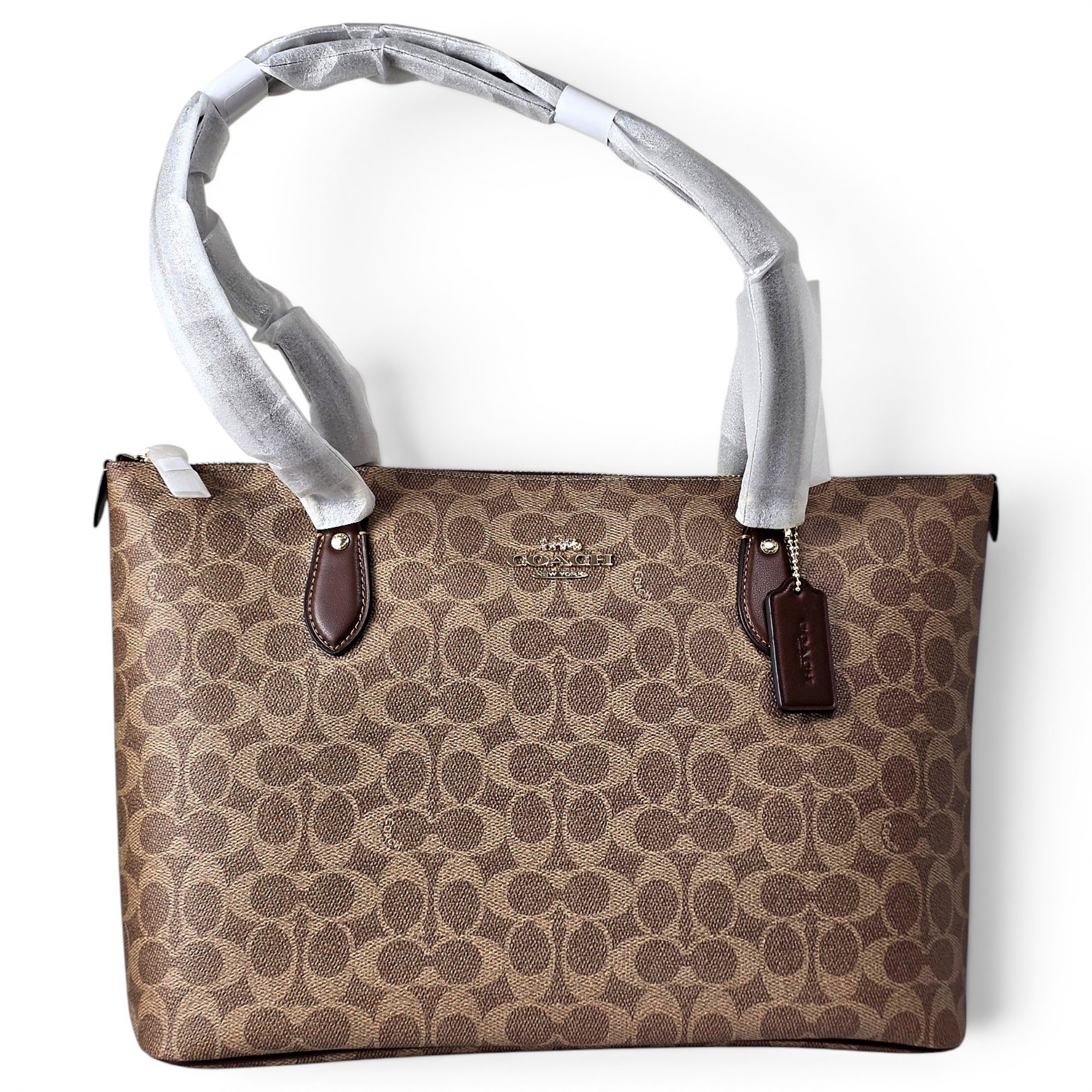 Leather tote