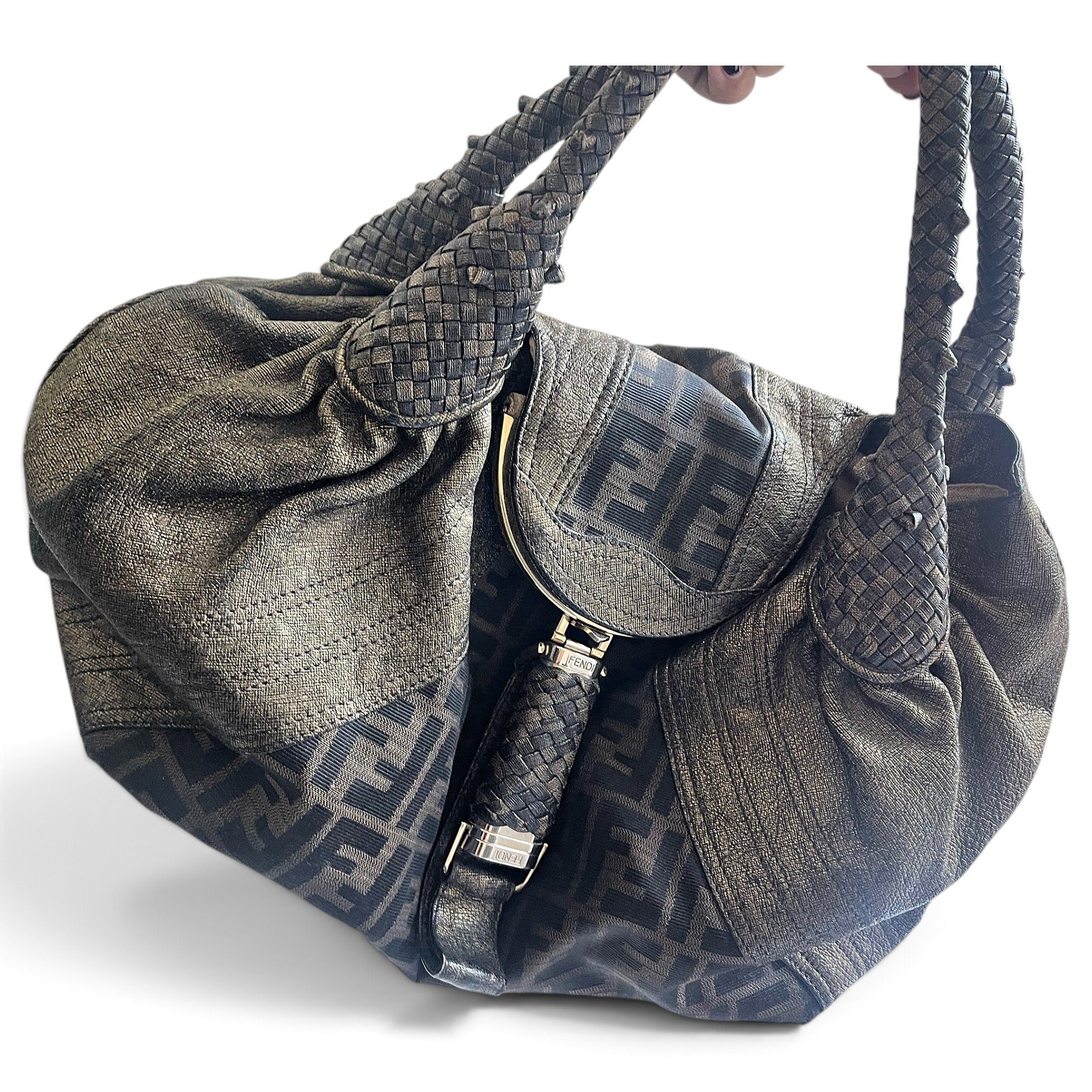Spy leather handbag