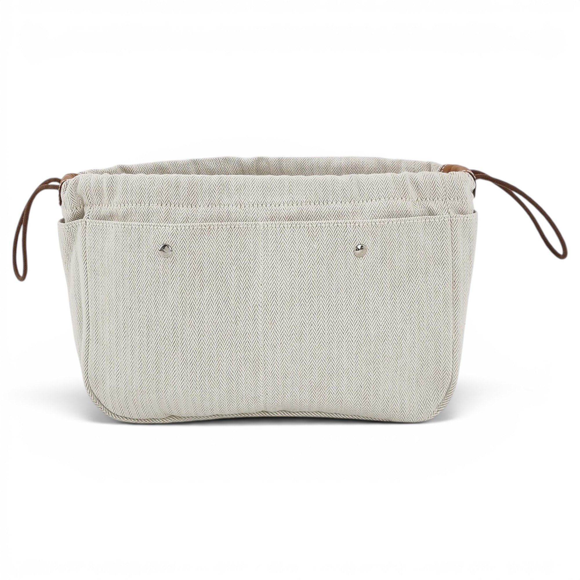 Hermes Fourbi 25 Handbag Toile Chevron