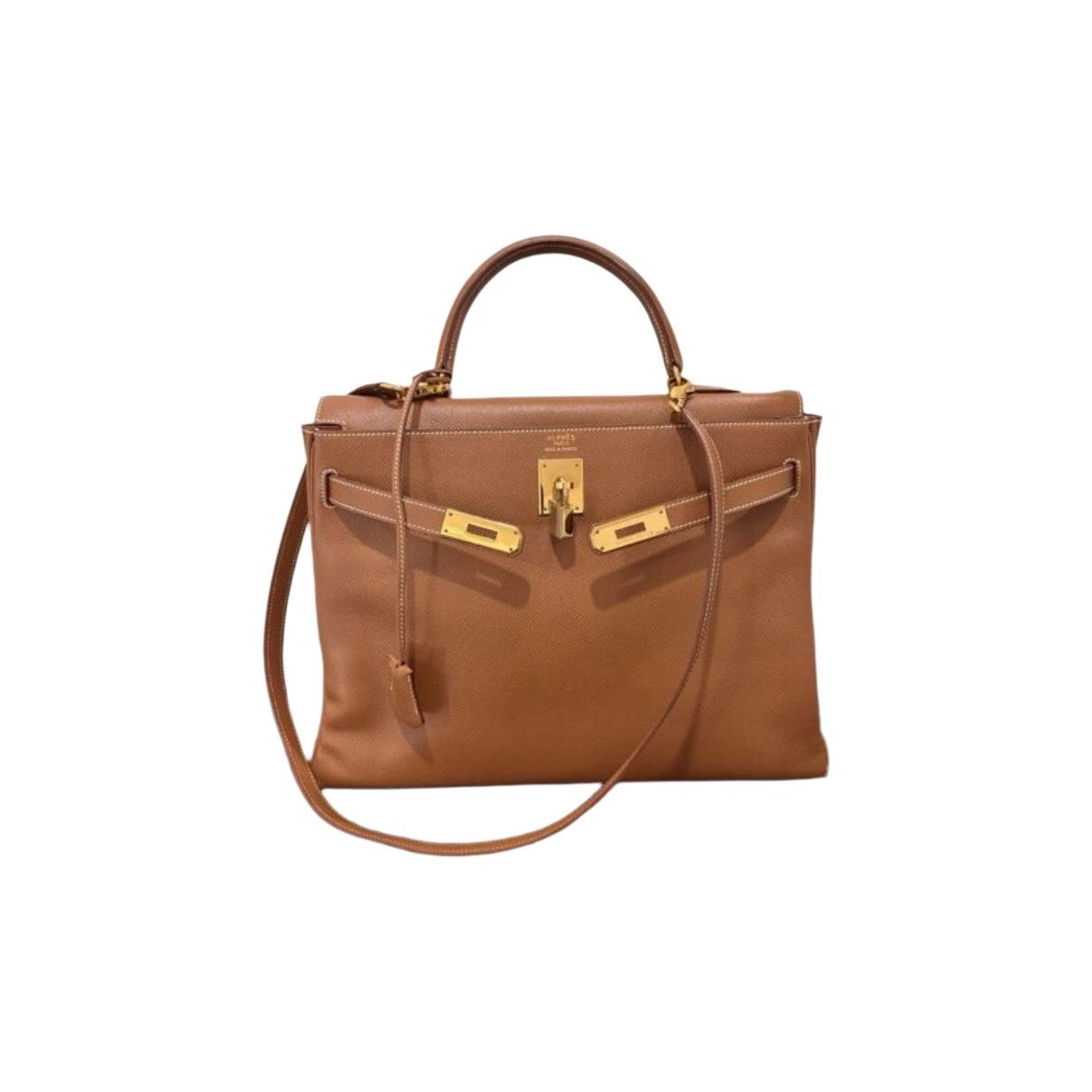 Kelly 35 leather handbag