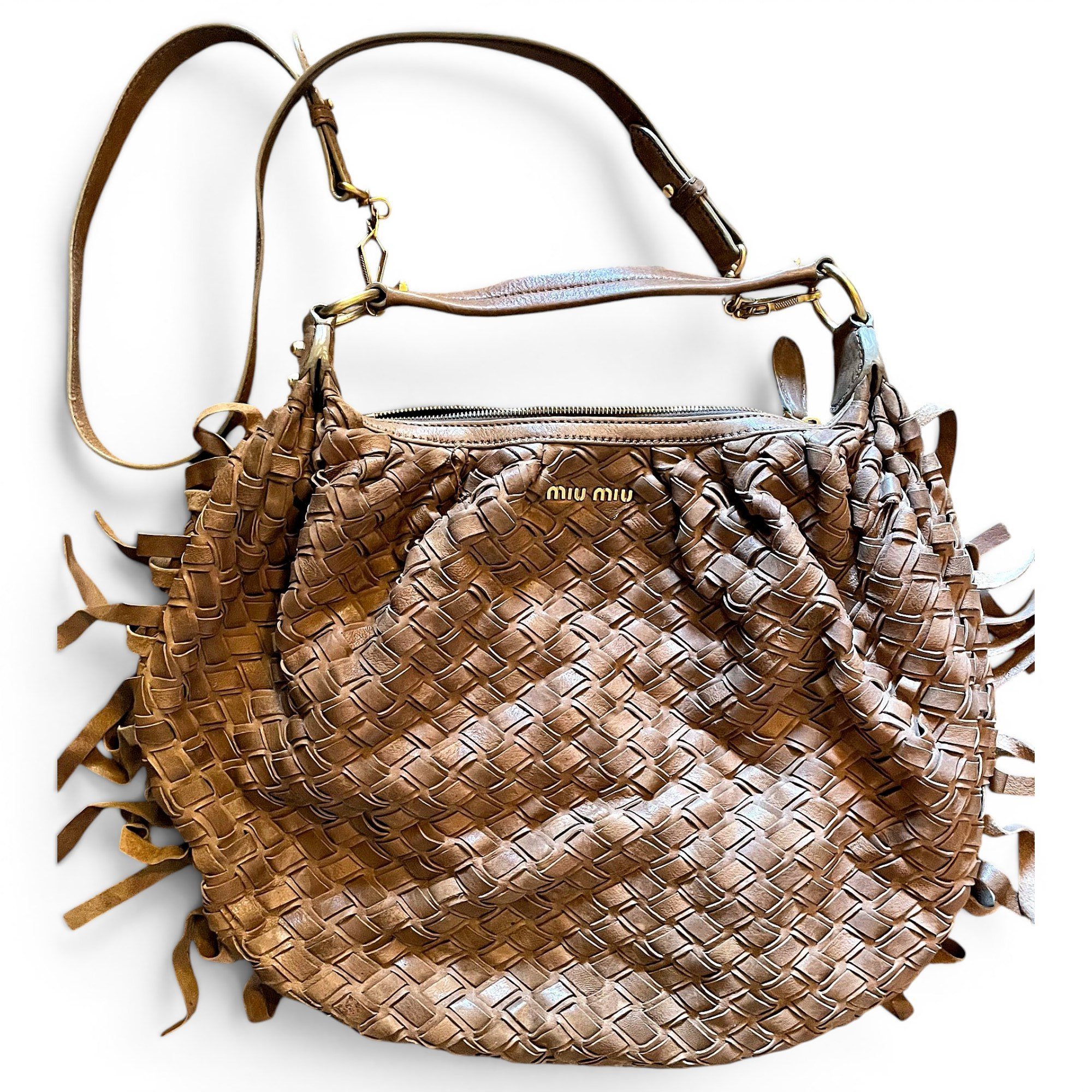 Vitello leather handbag