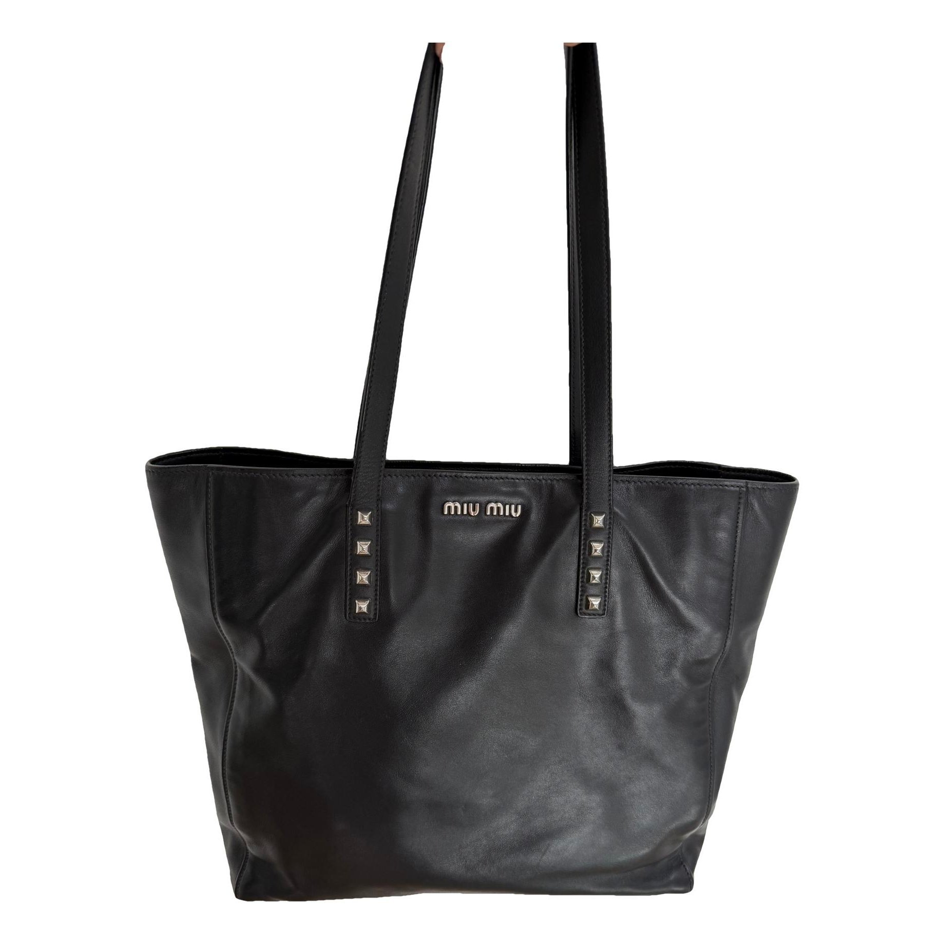 Vitello leather tote
