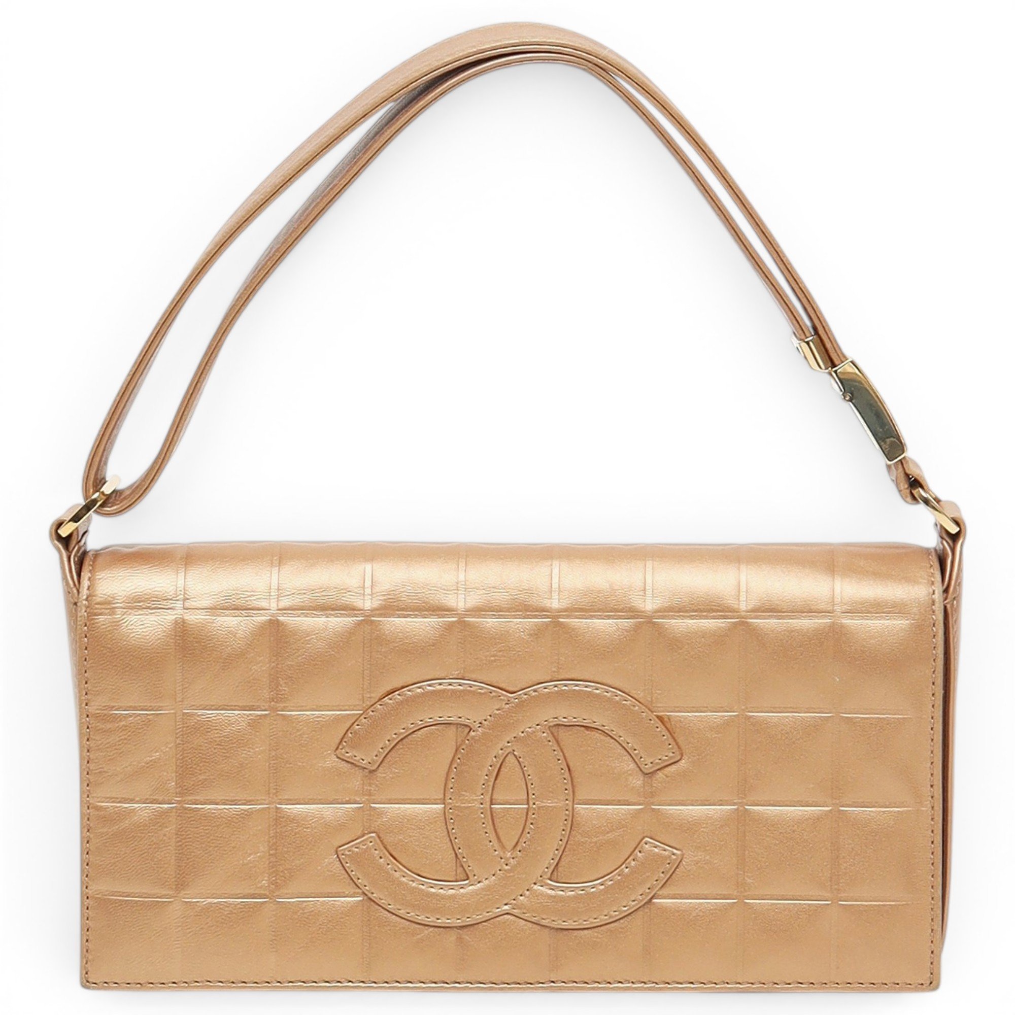 East West Chocolate Bar leather handbag