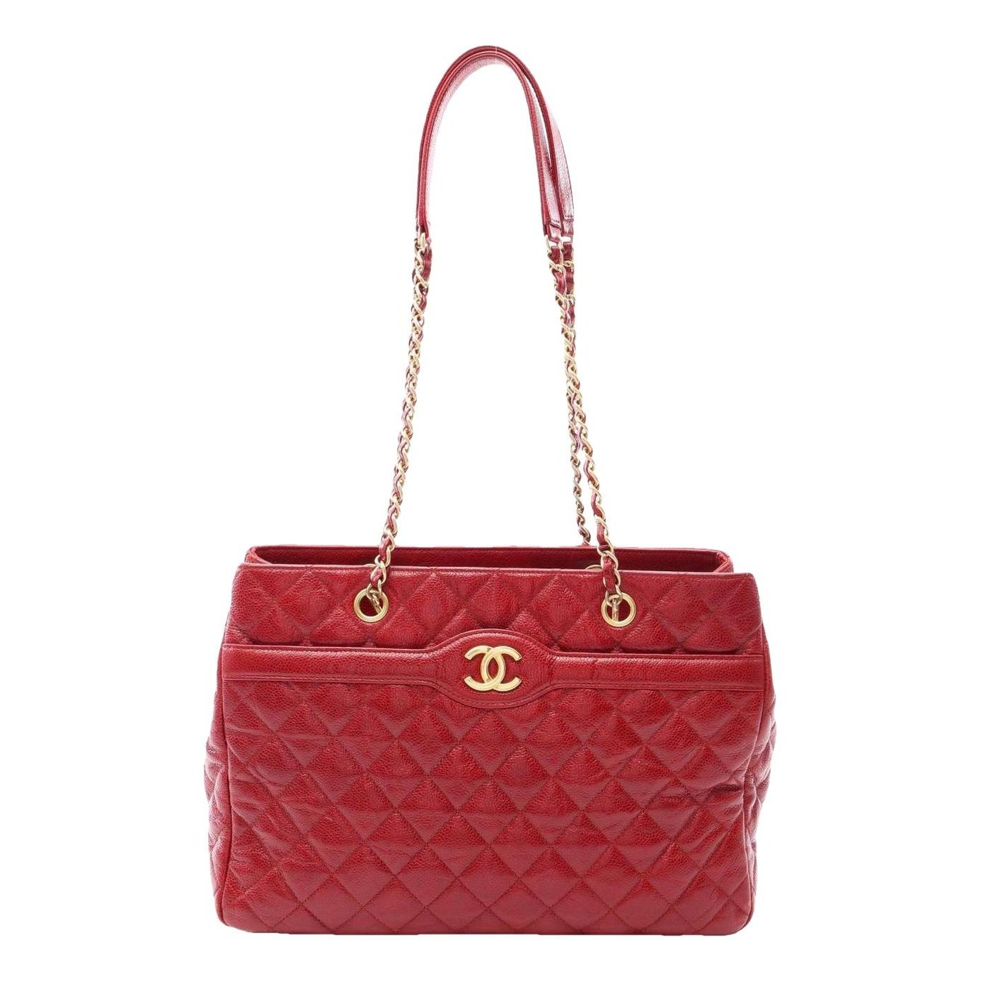 Leather tote