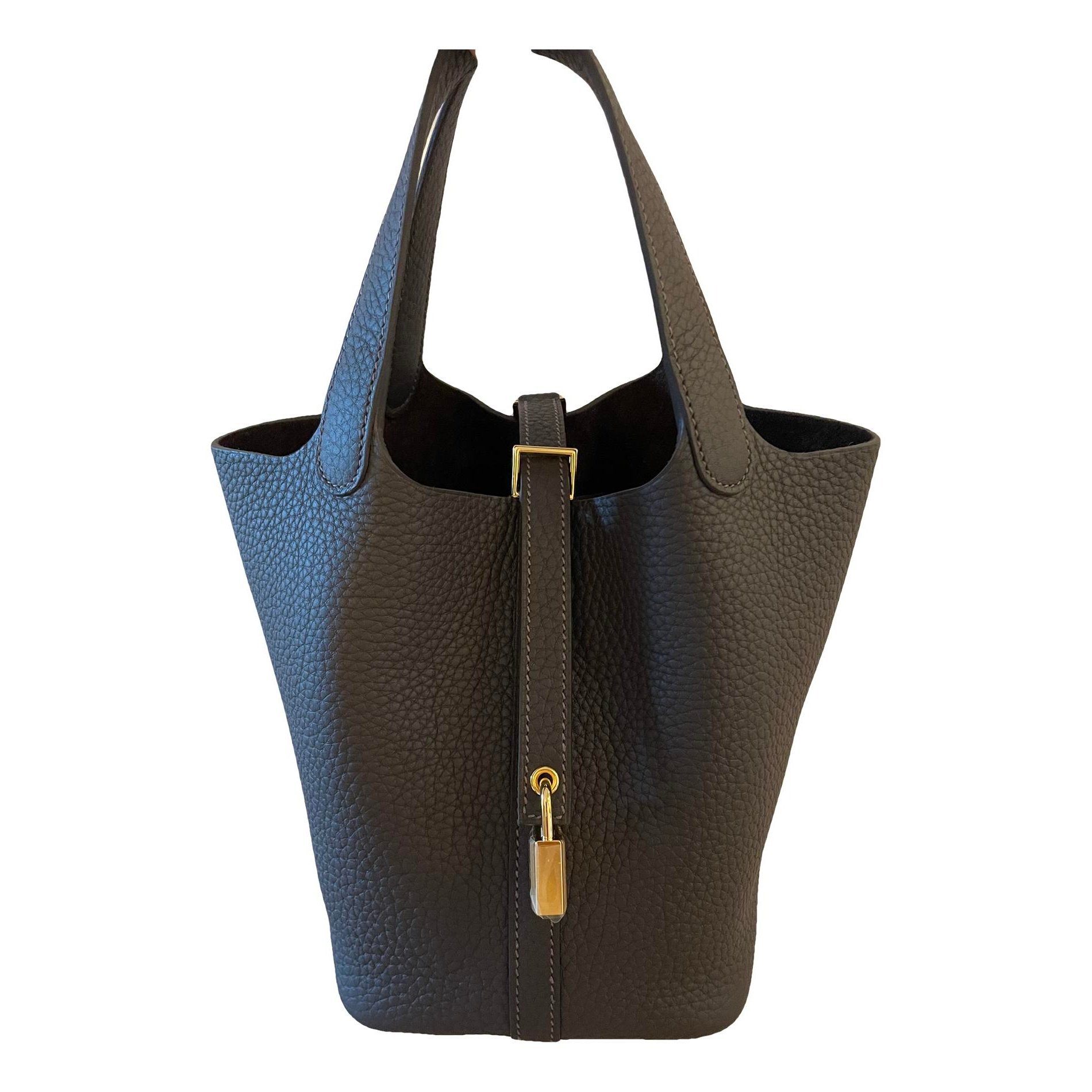 Hermes Picotin leather tote