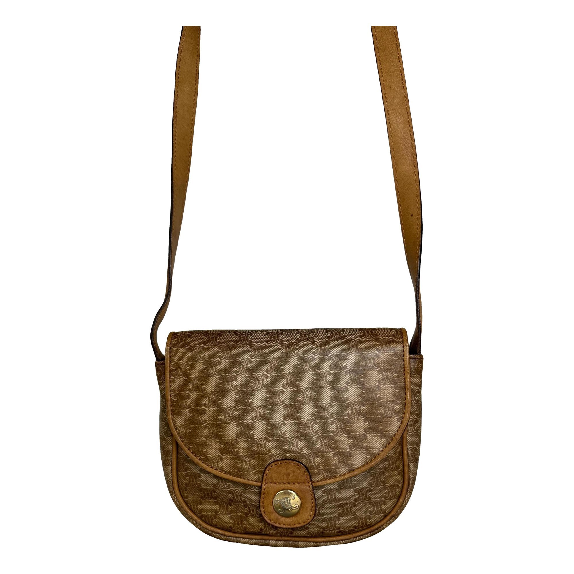 Triomphe leather crossbody bag