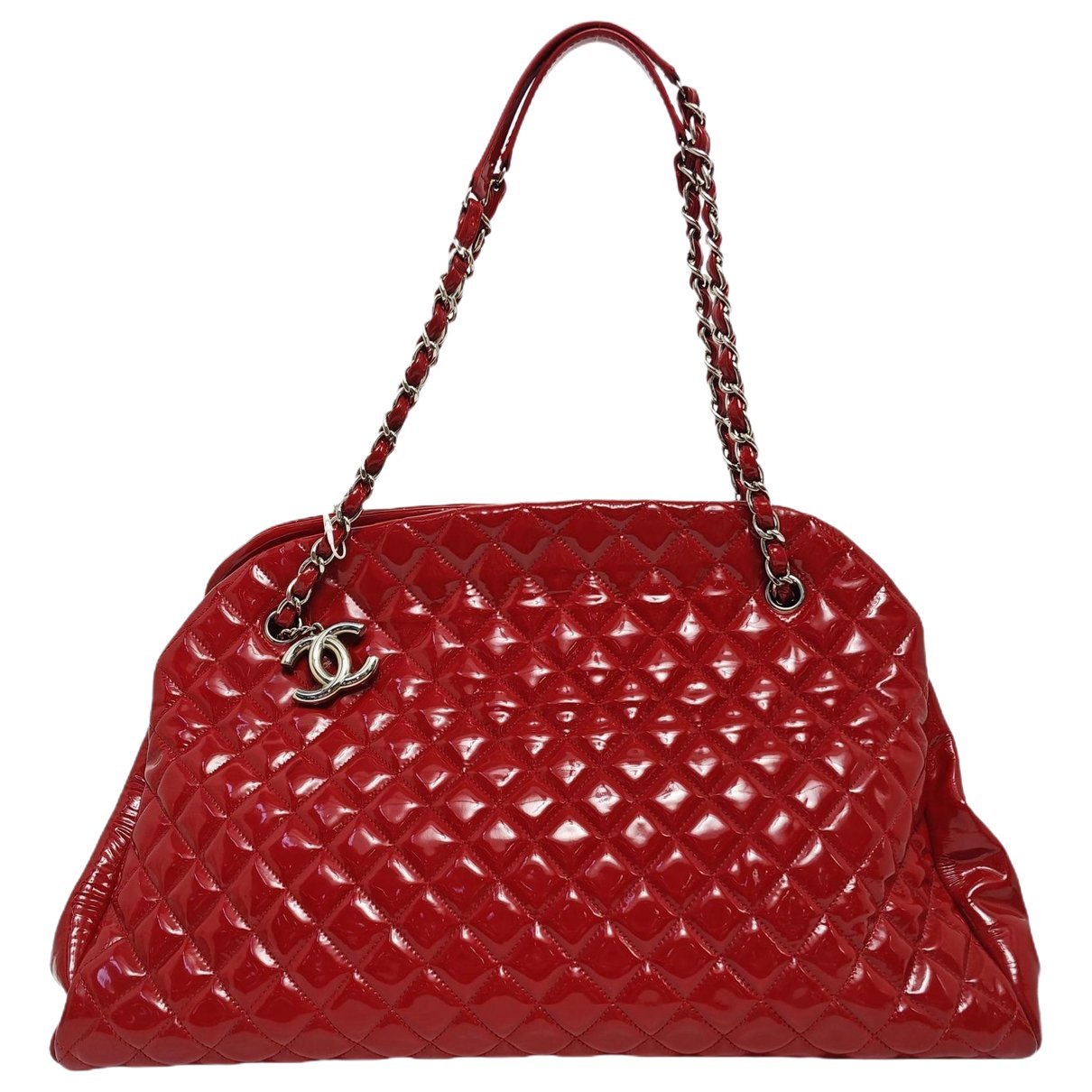Patent leather handbag