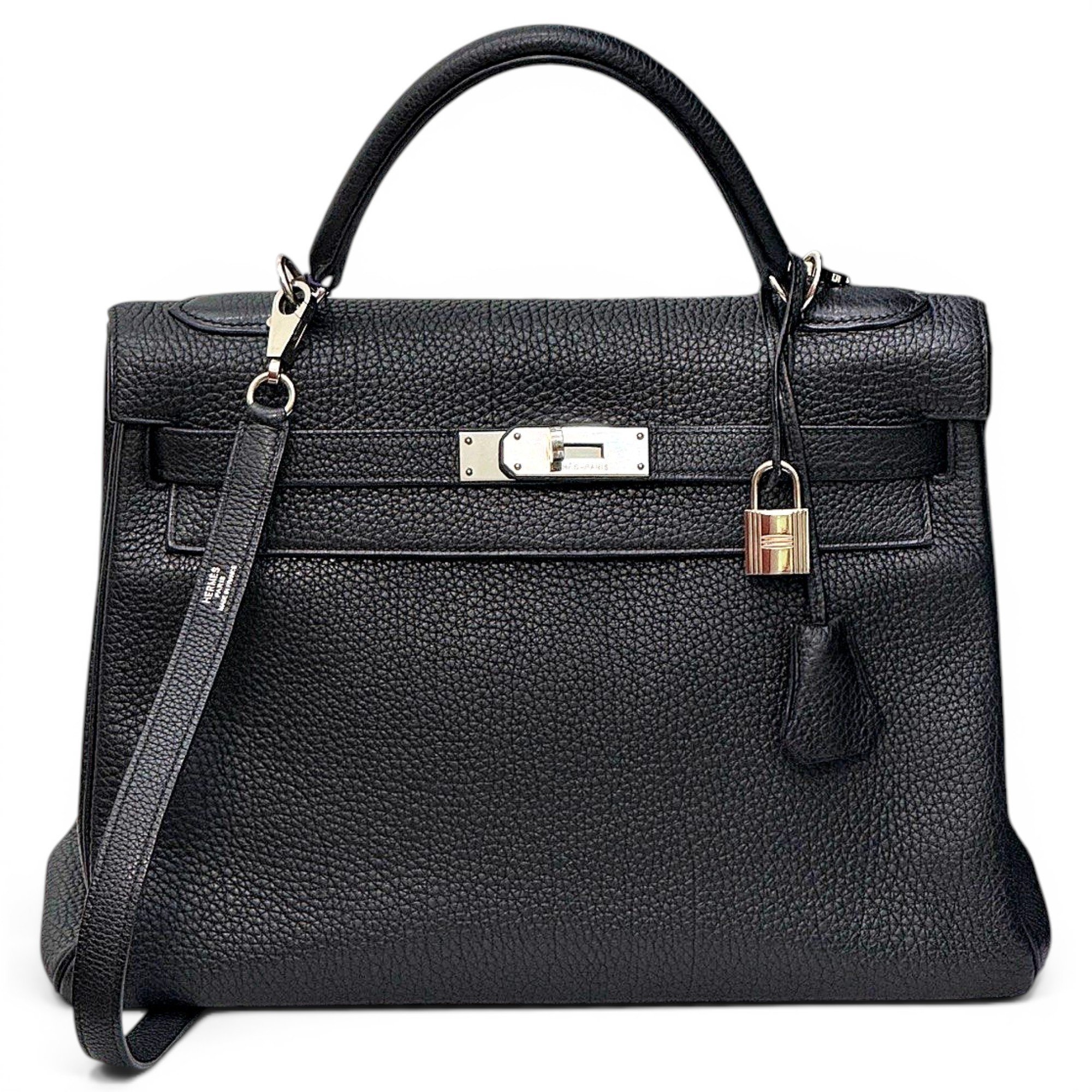 Kelly 32 leather bag