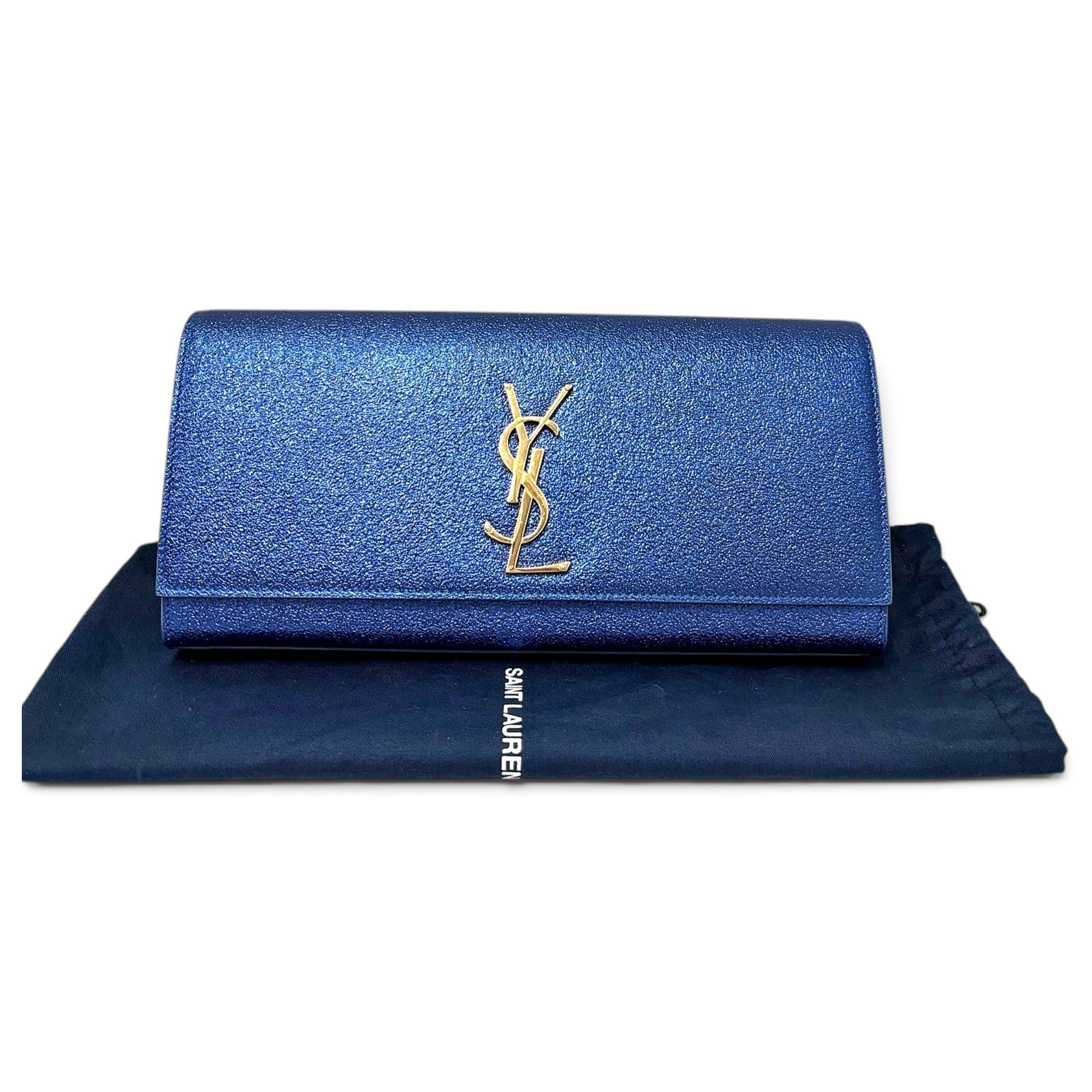 Kate monogramme leather clutch bag
