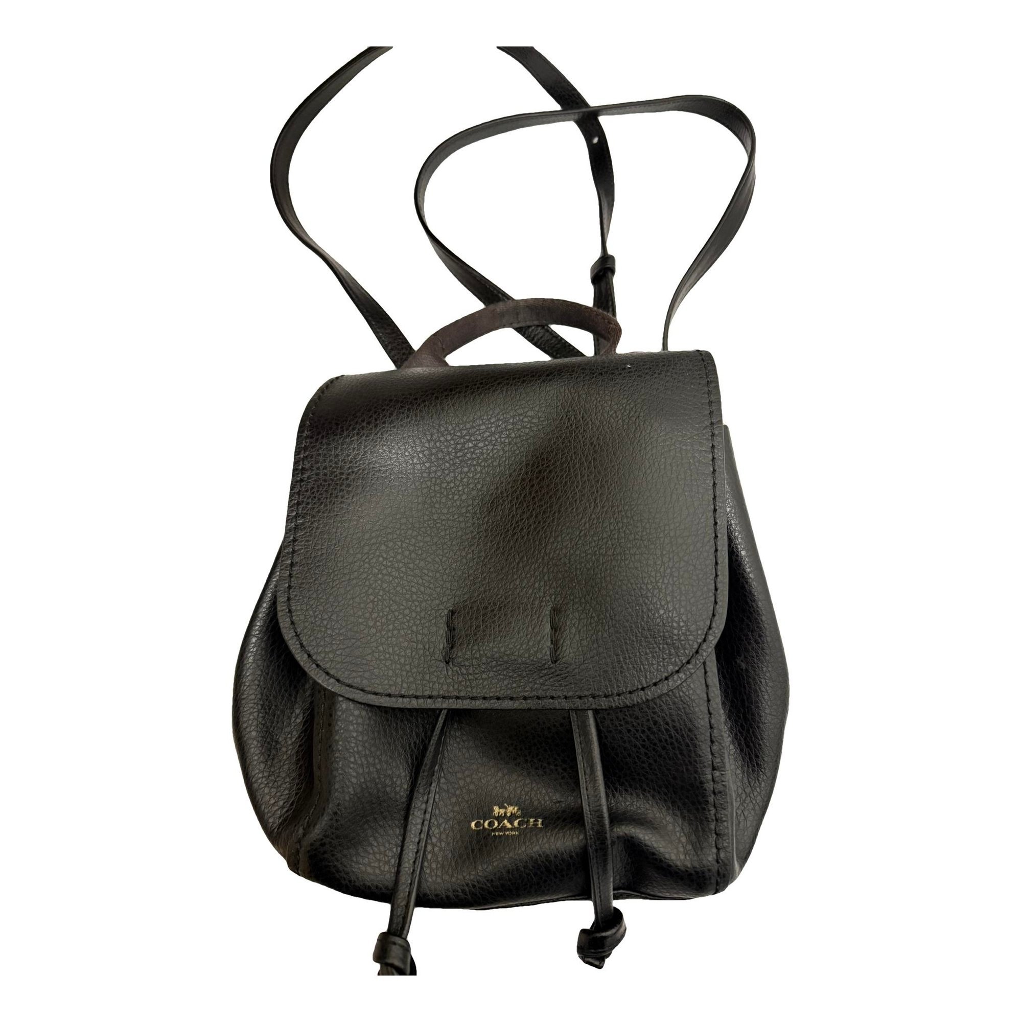 Leather backpack